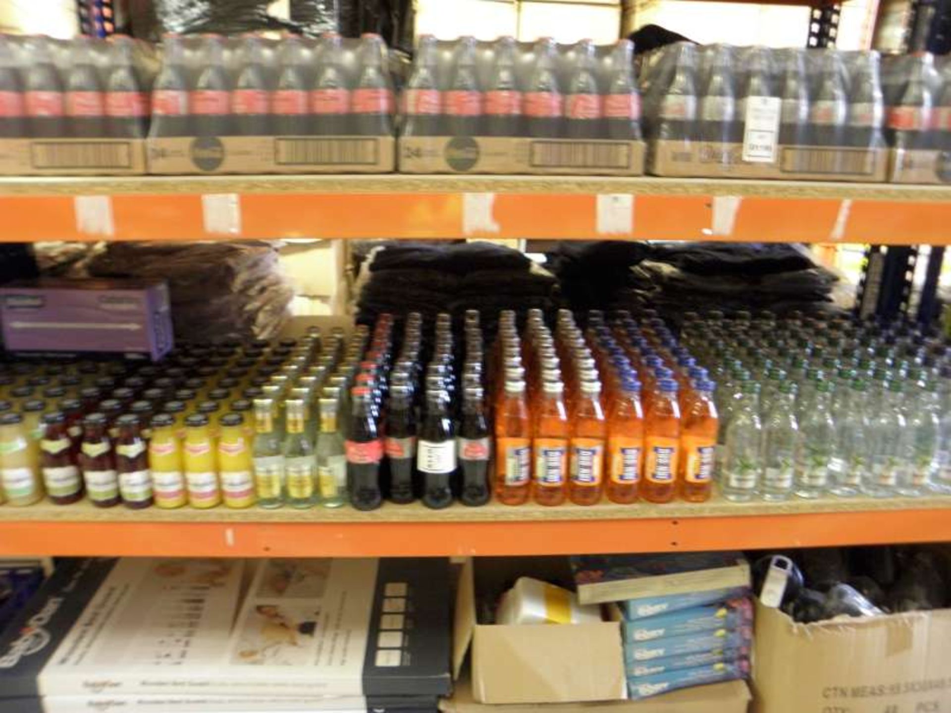 264 X BOTTLES OF SOFT DRINKS IE STRATHMORE WATER, IRON BRU, DIET COKE, COCA COLA, FROBISHERS