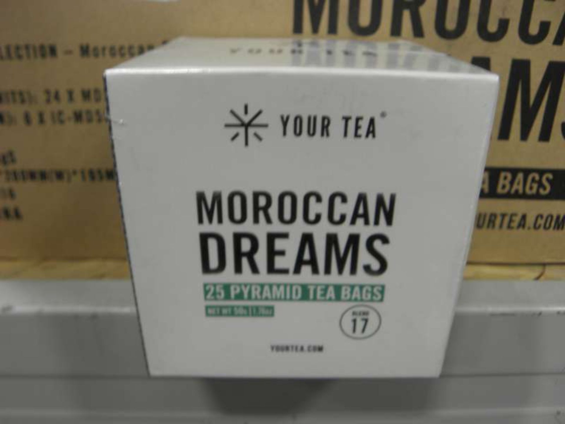 72 X BOXES OF 25 PYRAMID MOROCCAN DREAMS YOUR TEA TEABAGS IN 3 BOXES ( EXP 01/2019 )