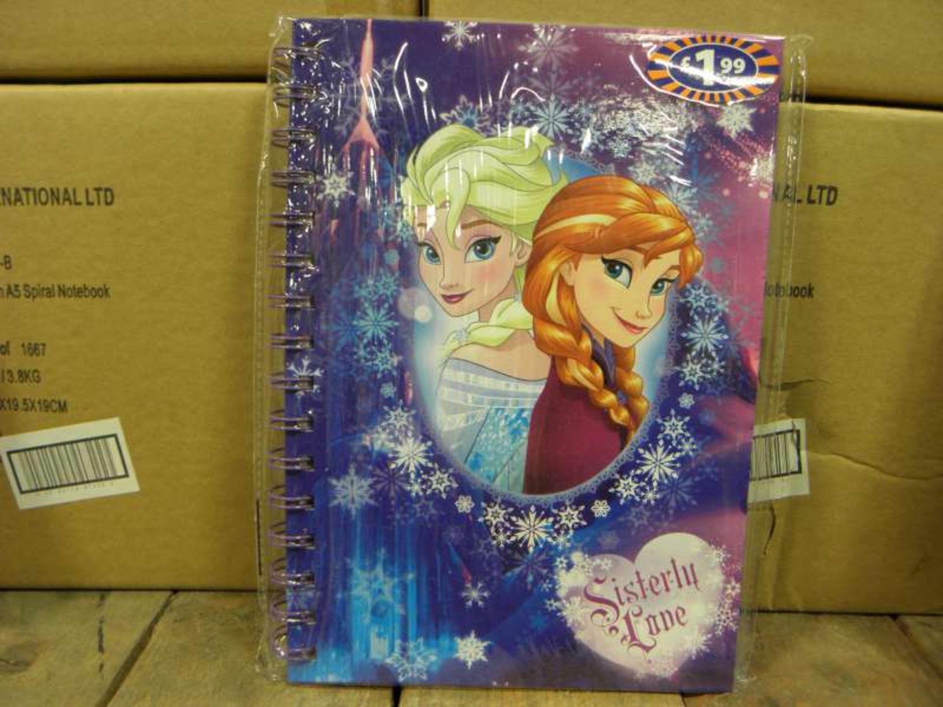 156 X DISNEY SPIRAL NOTEBOOKS IN 13 X BOXES