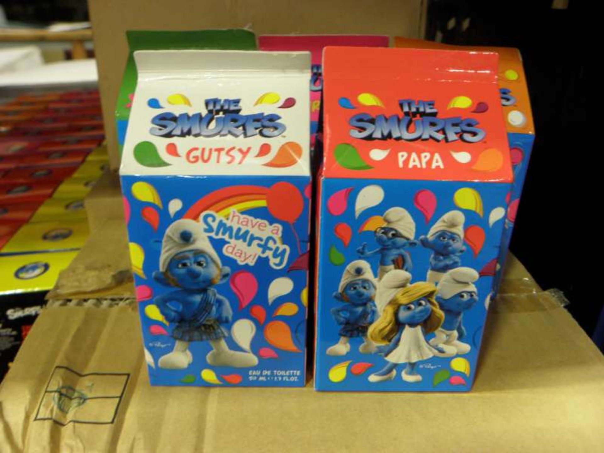 124 X 50 ML BOTTLES OF THE SMURFS EDT