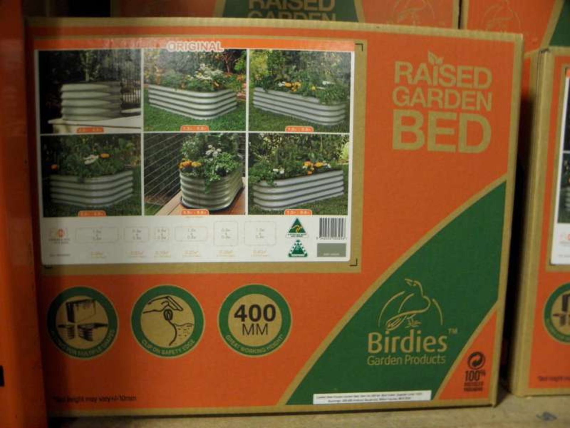 8 X BIRDIES GARDEN PRODUCTS 6 IN 1 GARDEN BEDS IN GREEN