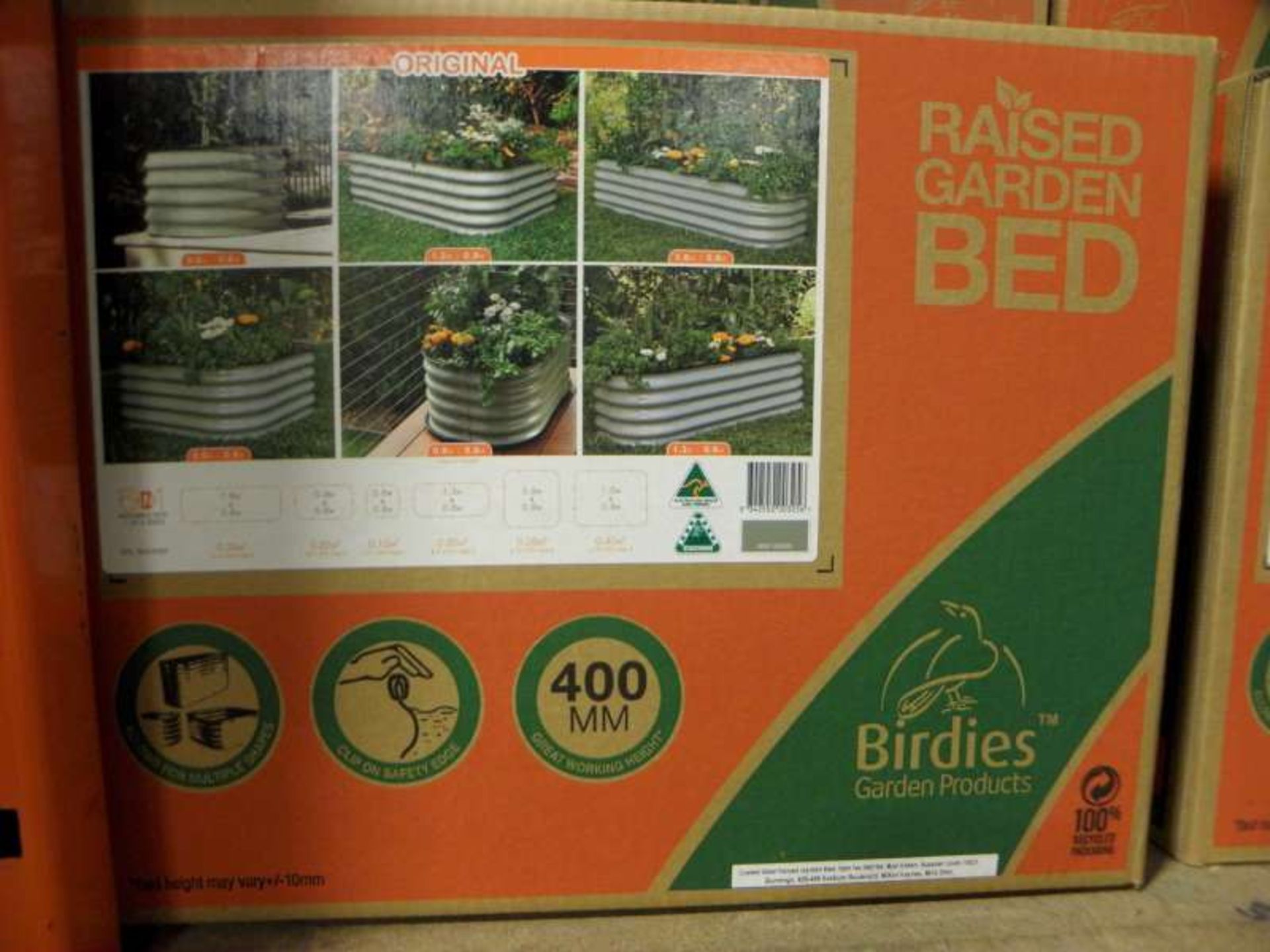 8 X BIRDIES GARDEN PRODUCTS 6 IN 1 GARDEN BEDS IN GREEN