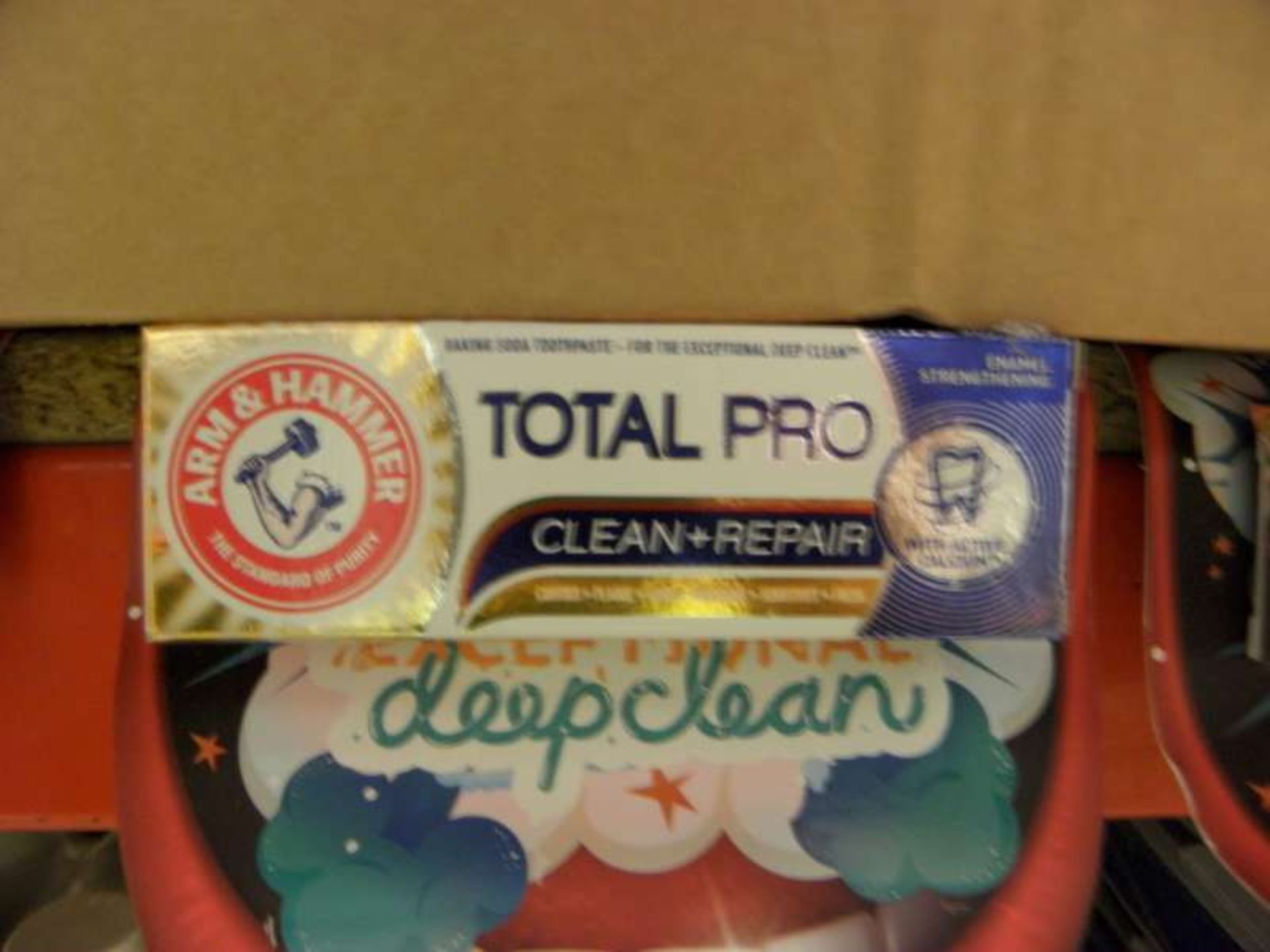 144 X 25 ML TUBES OF ARM AND HAMMER TOTAL PRO TOOTHPASTE IN 2 BOXES