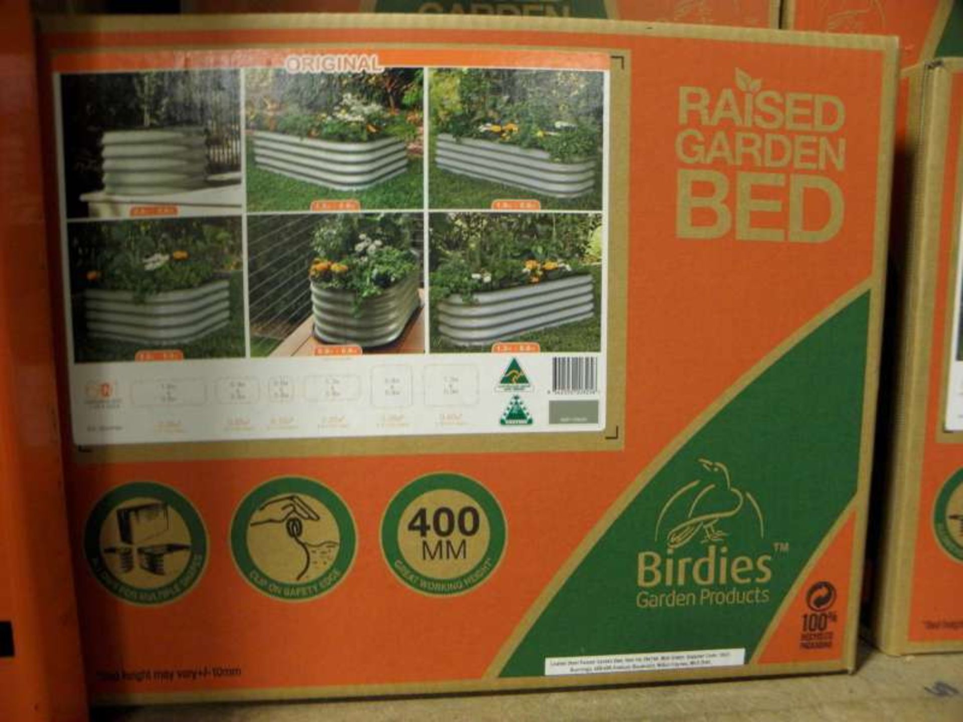 8 X BIRDIES GARDEN PRODUCTS 6 IN 1 GARDEN BEDS IN GREEN