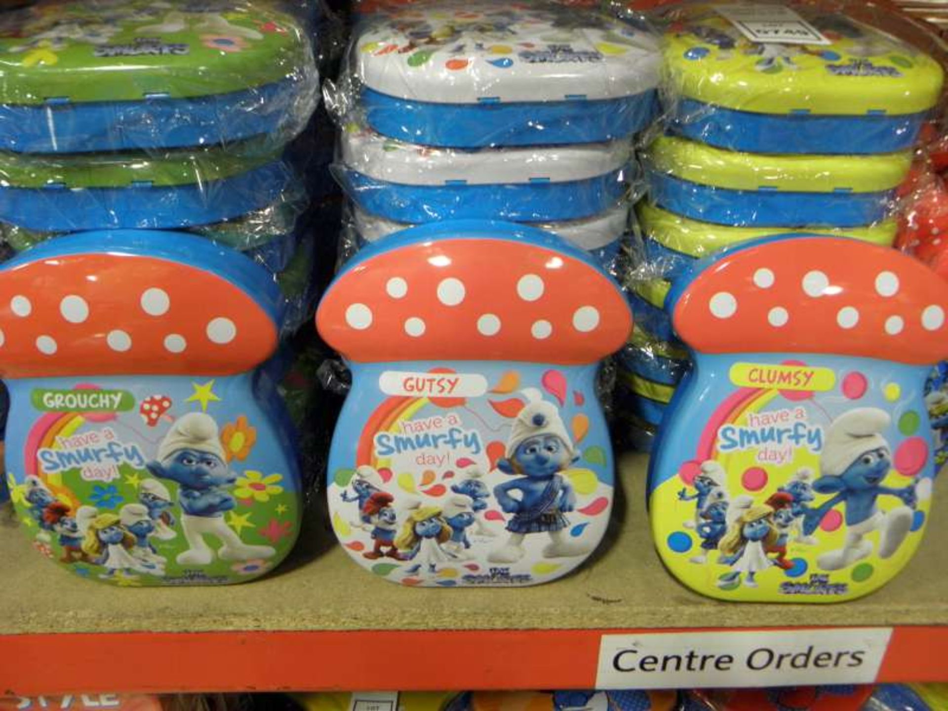 96 X THE SMURFS GIFT SETS EACH SET CONTAINS 50ML EDT, 75ML BUBBLE BATH AND TIN