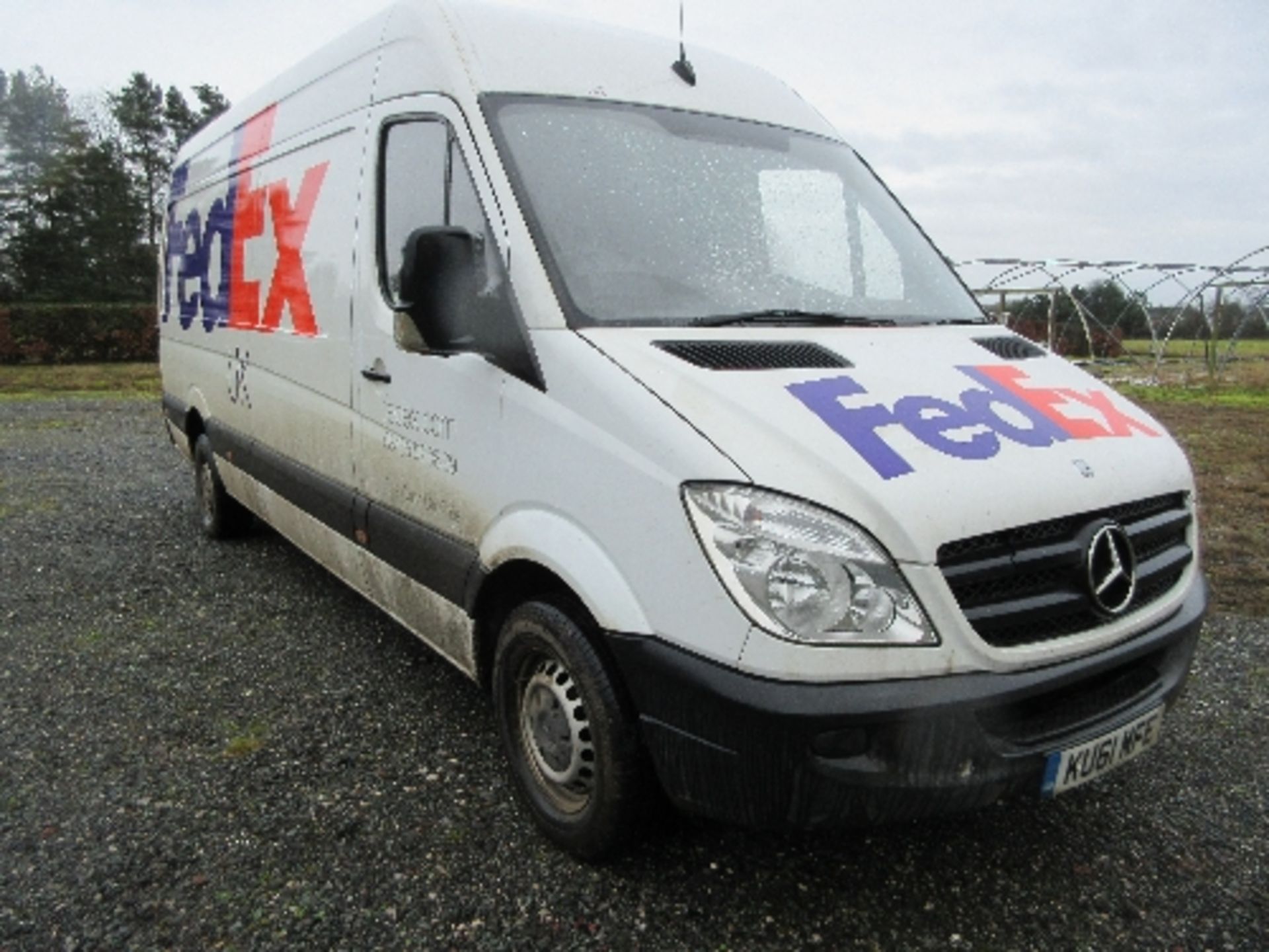 Mercedes Sprinter 313CDi medium wheel base semi high roof panel van, Registration no: KU61 MFE, - Bild 6 aus 10