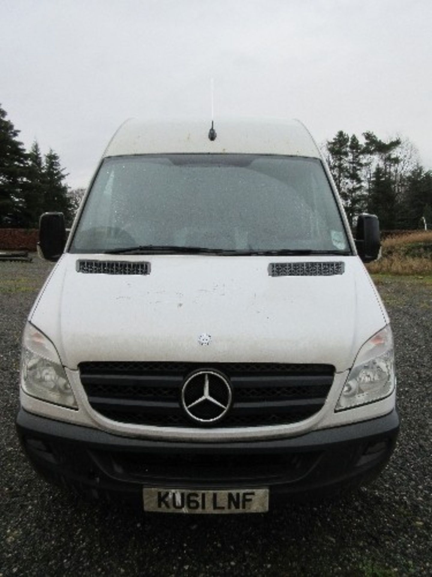 Mercedes Sprinter 313CDi medium wheel base semi high roof panel van, Registration no: KU61 LNF,