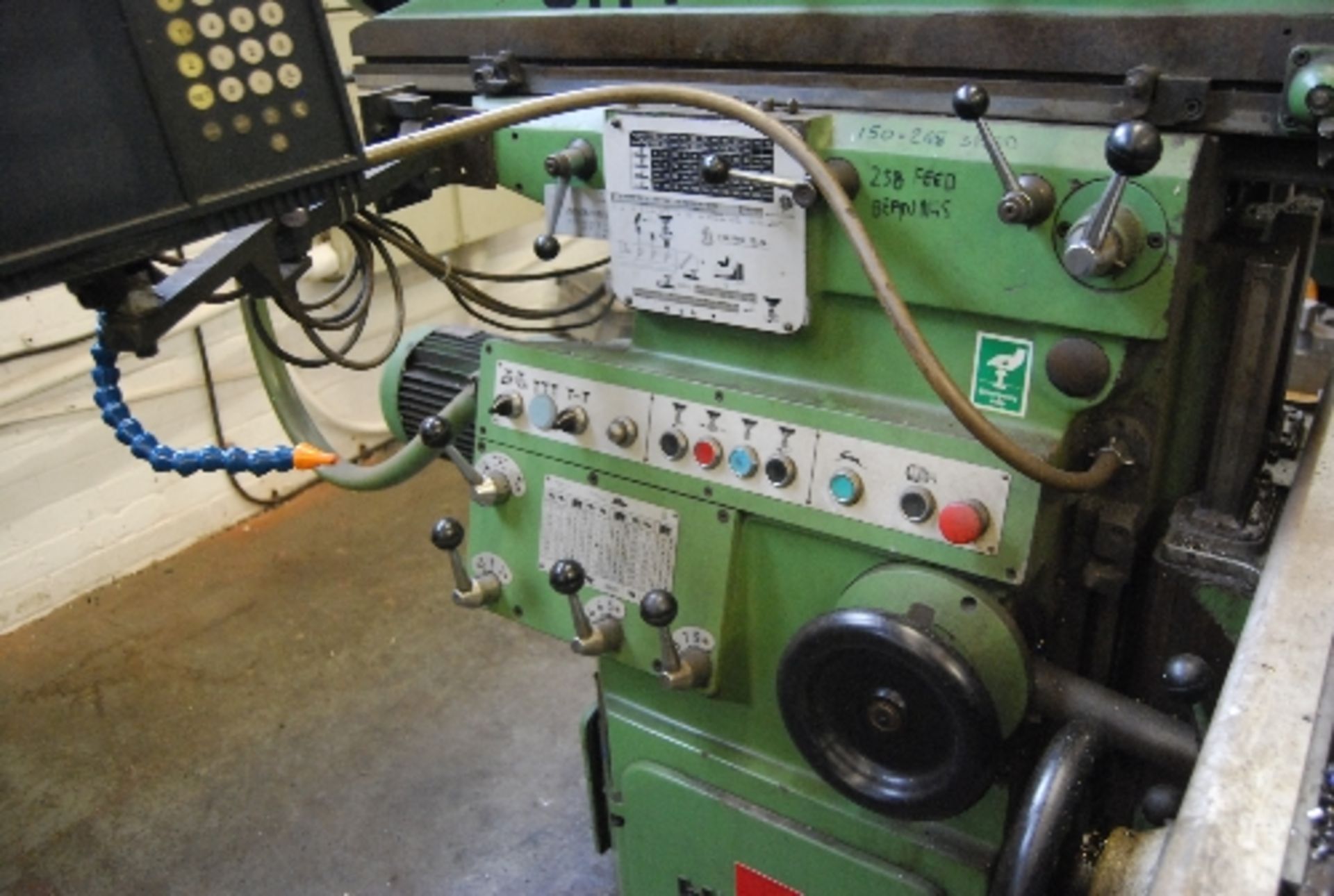 Huron NU3 universal milling machine, serial no. 15413 (year of manufacture 1978), table size - Image 4 of 5
