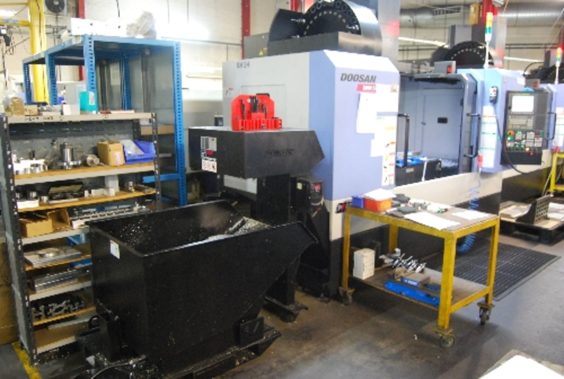 Doosan DNM 500II vertical machining centre, serial no: MV0010-002703 (year of manufacture 2014) with - Image 9 of 9