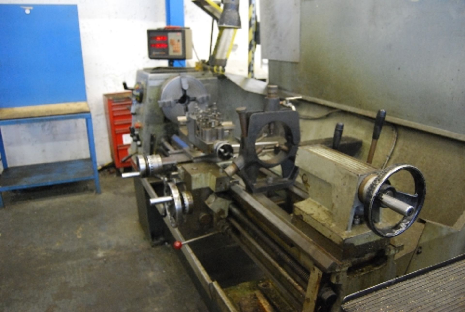 Colchester Triumph 2000 gap bed centre lathe, serial no. 6/0041/36471DD with fixed steady and Anilam - Bild 9 aus 9