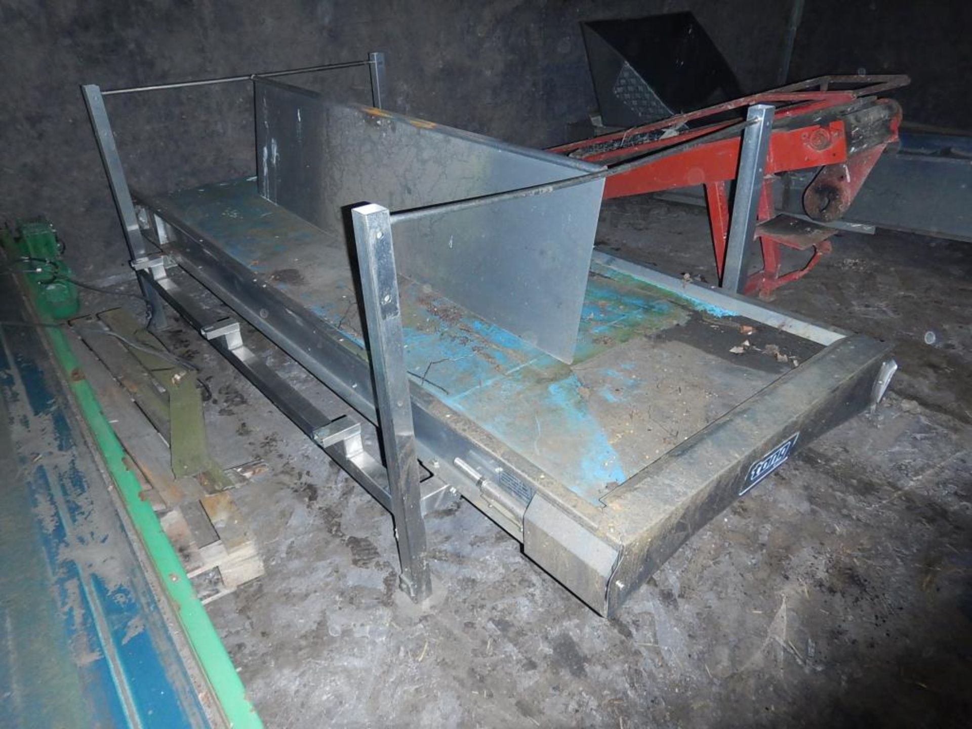 Tong inspection table in stainless steel