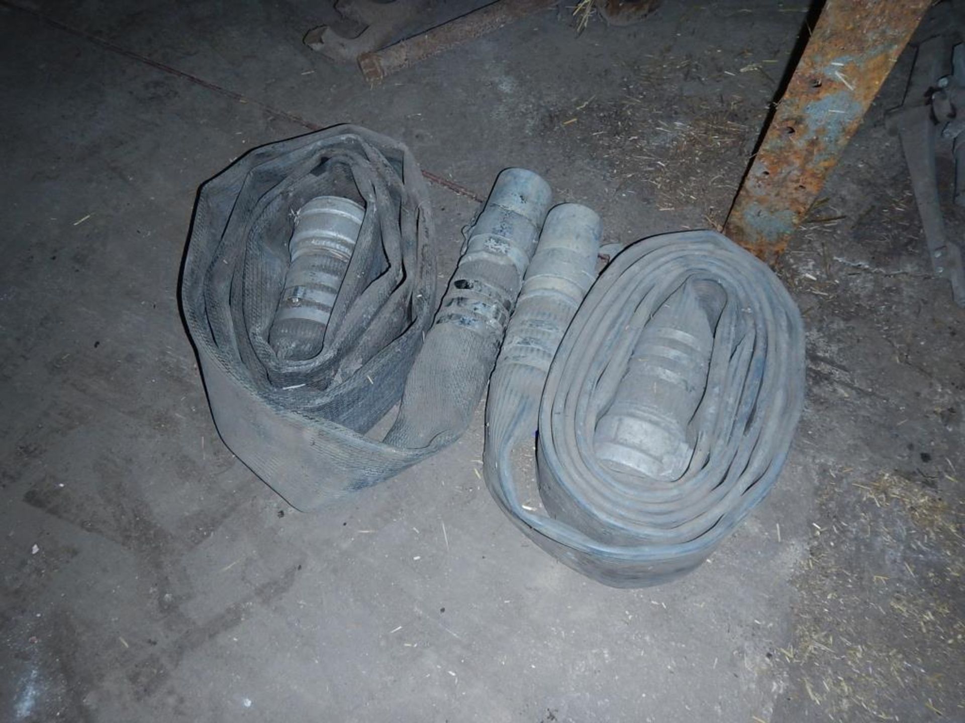2no. 4inch lay flat hoses