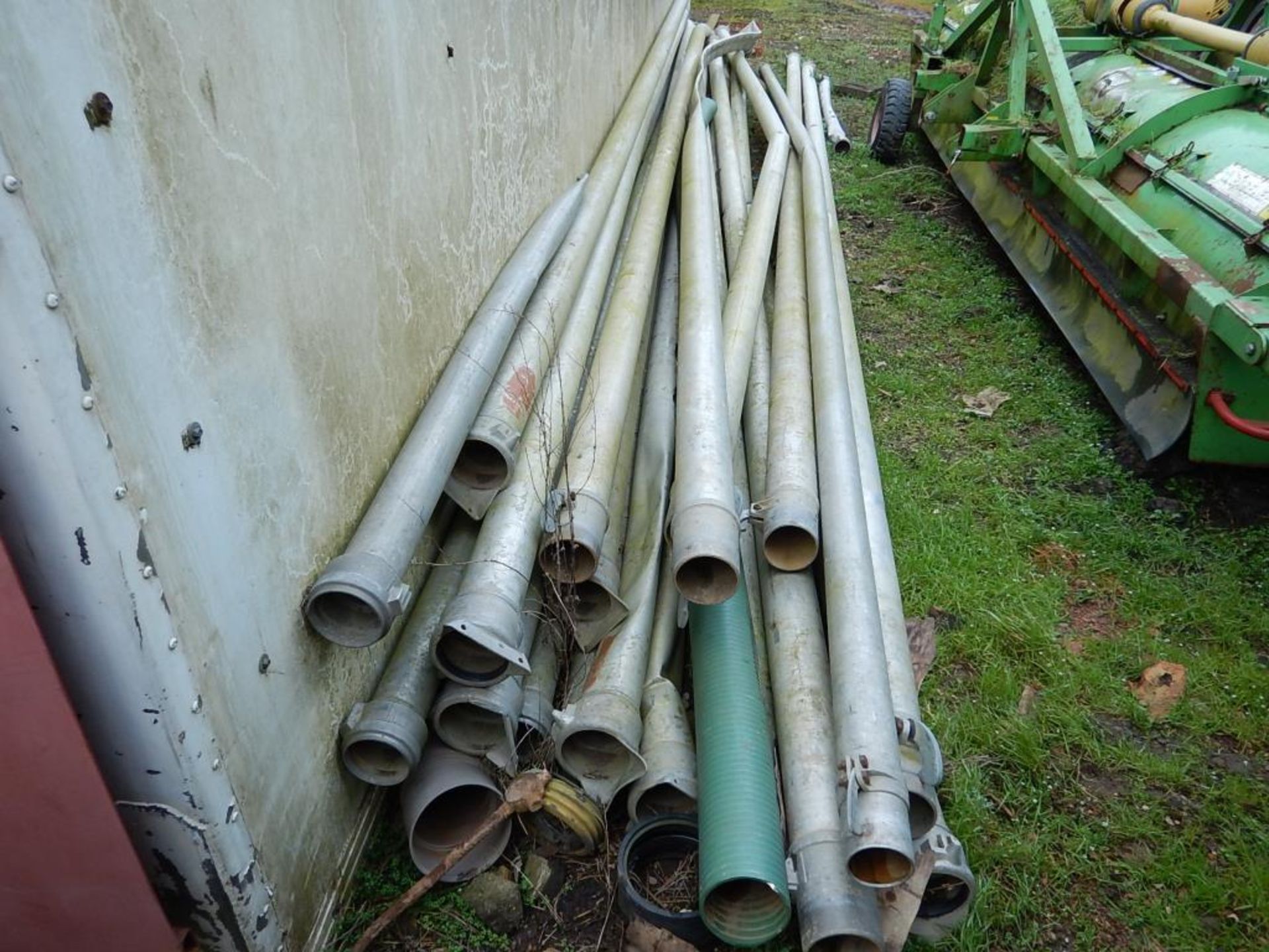 Qty 4&5inch irrigation pipes, damaged