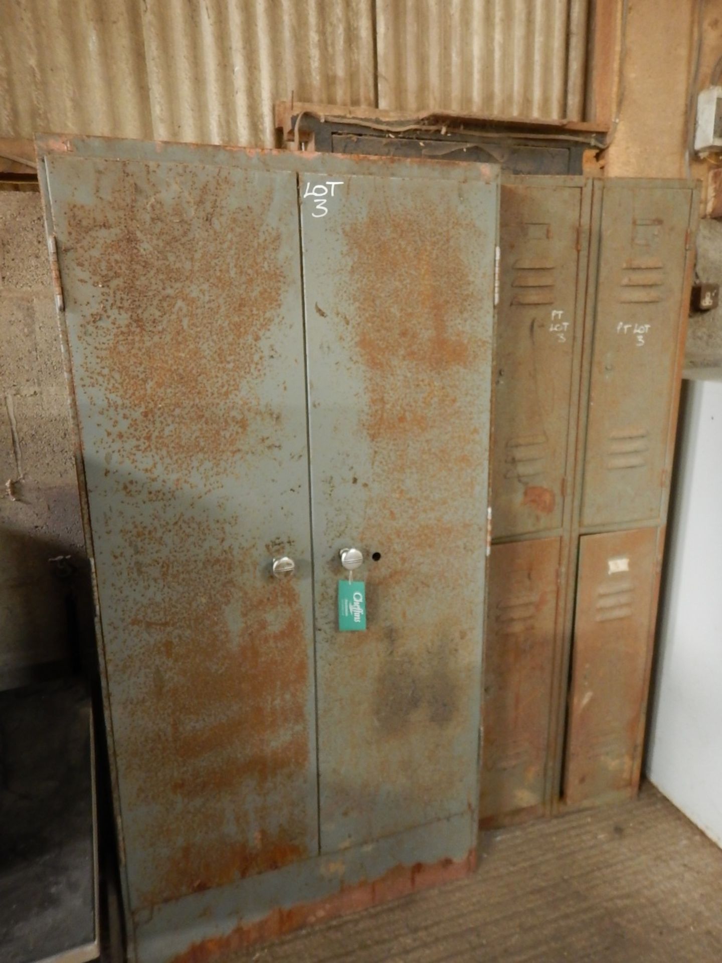 Metal cabinet t/w locker