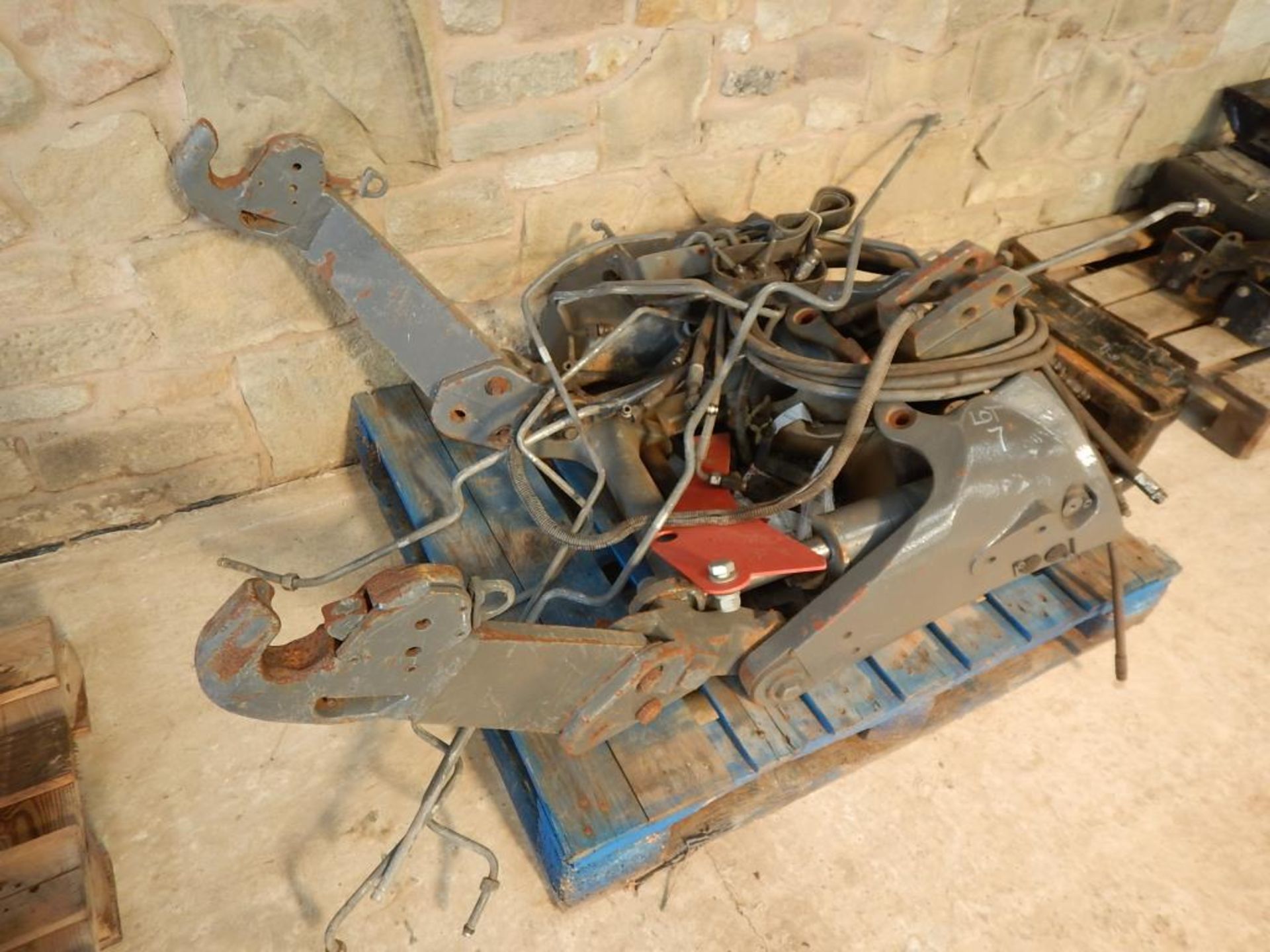 Massey Ferguson Tier 3 3tonne front linkage with weight, weight bolster and pipework