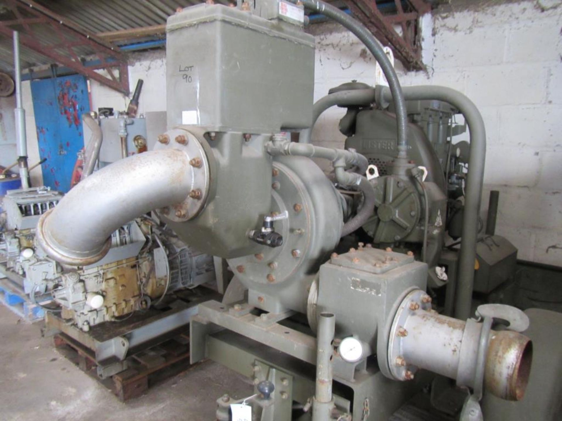 6' trailed irrigation pump fitted with Lister 3cyl diesel engine - Image 3 of 4