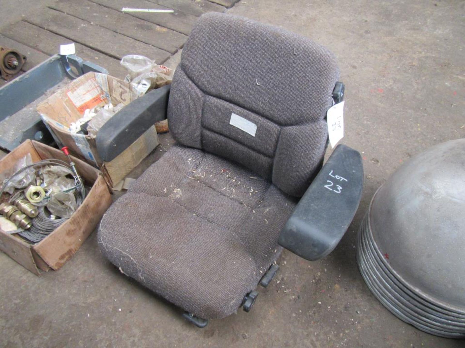 Case tractor seat