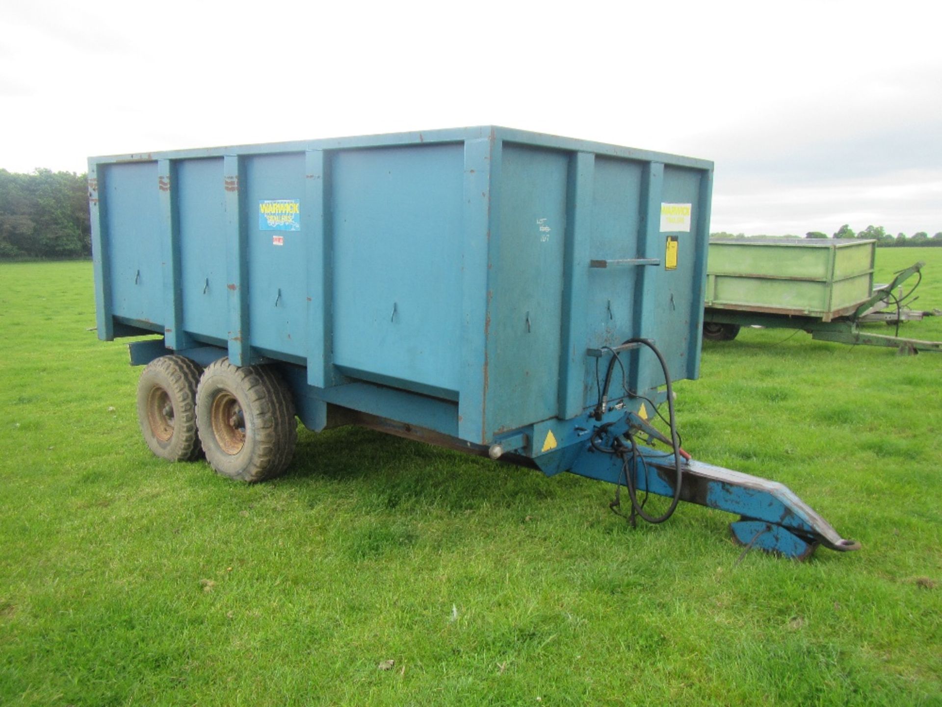 1998 Warwick tandem axle steel monocoque tipping trailer