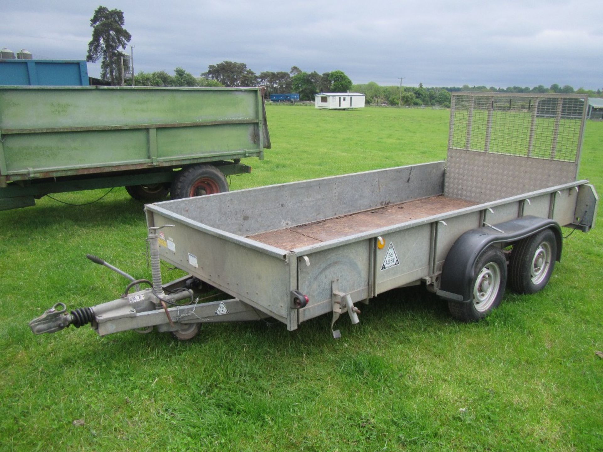 Ifor Williams steel tandem axle 12ft trailer Serial No. SCK60000020356442