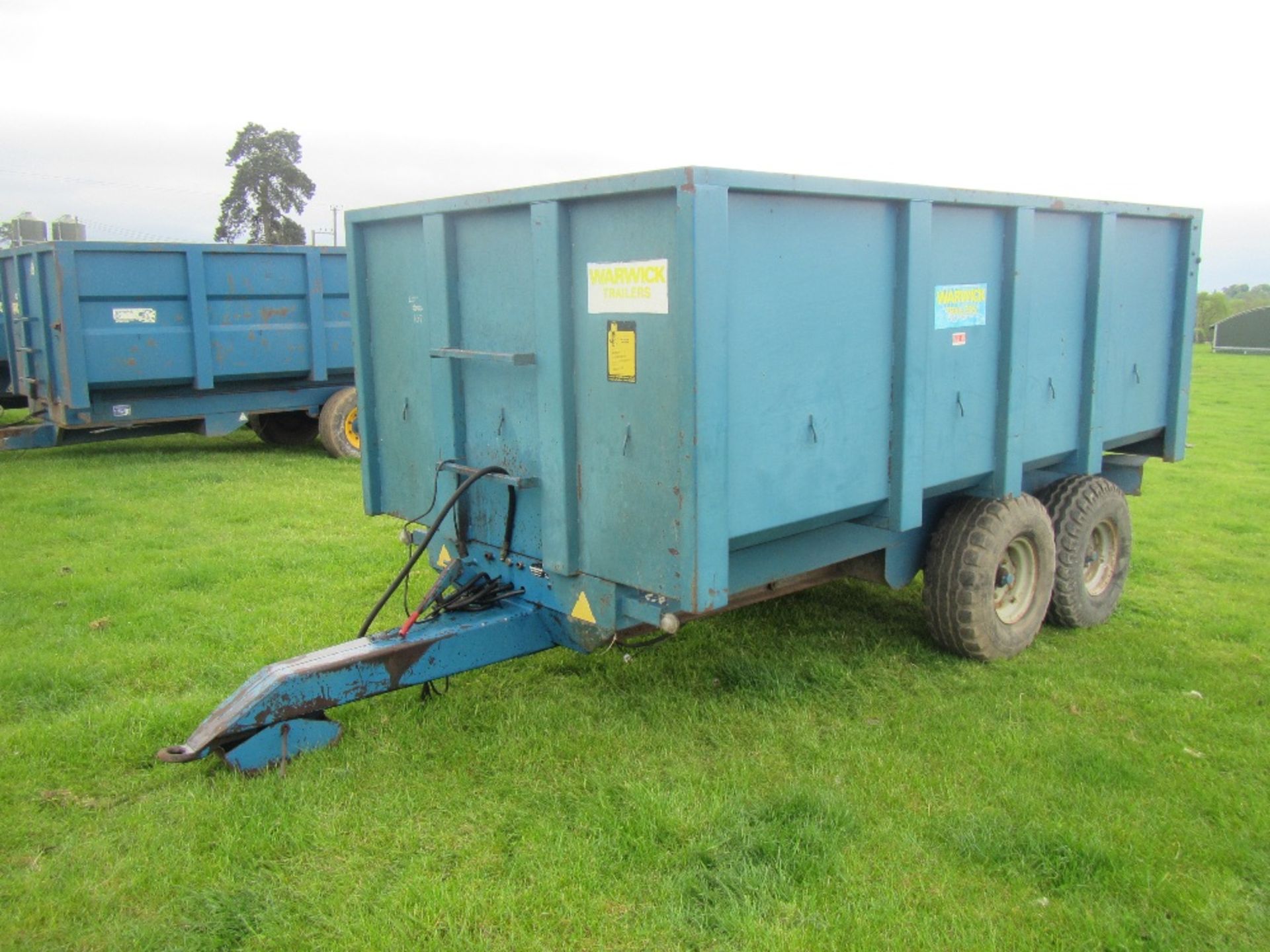 1998 Warwick tandem axle steel monocoque tipping trailer - Image 2 of 6