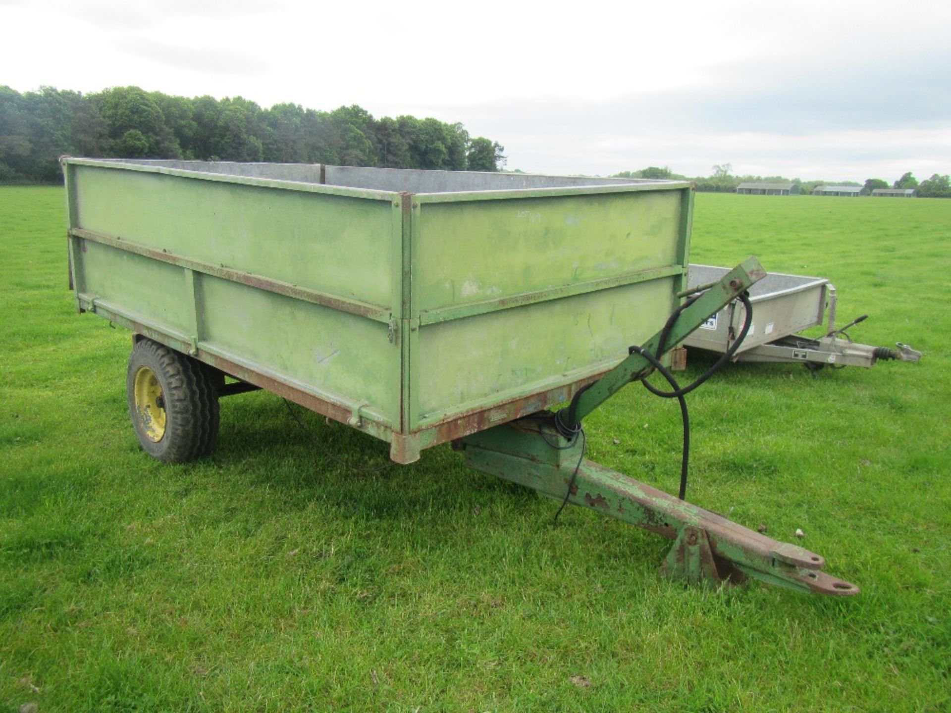 Single axle steel 3tonne tipping trailer