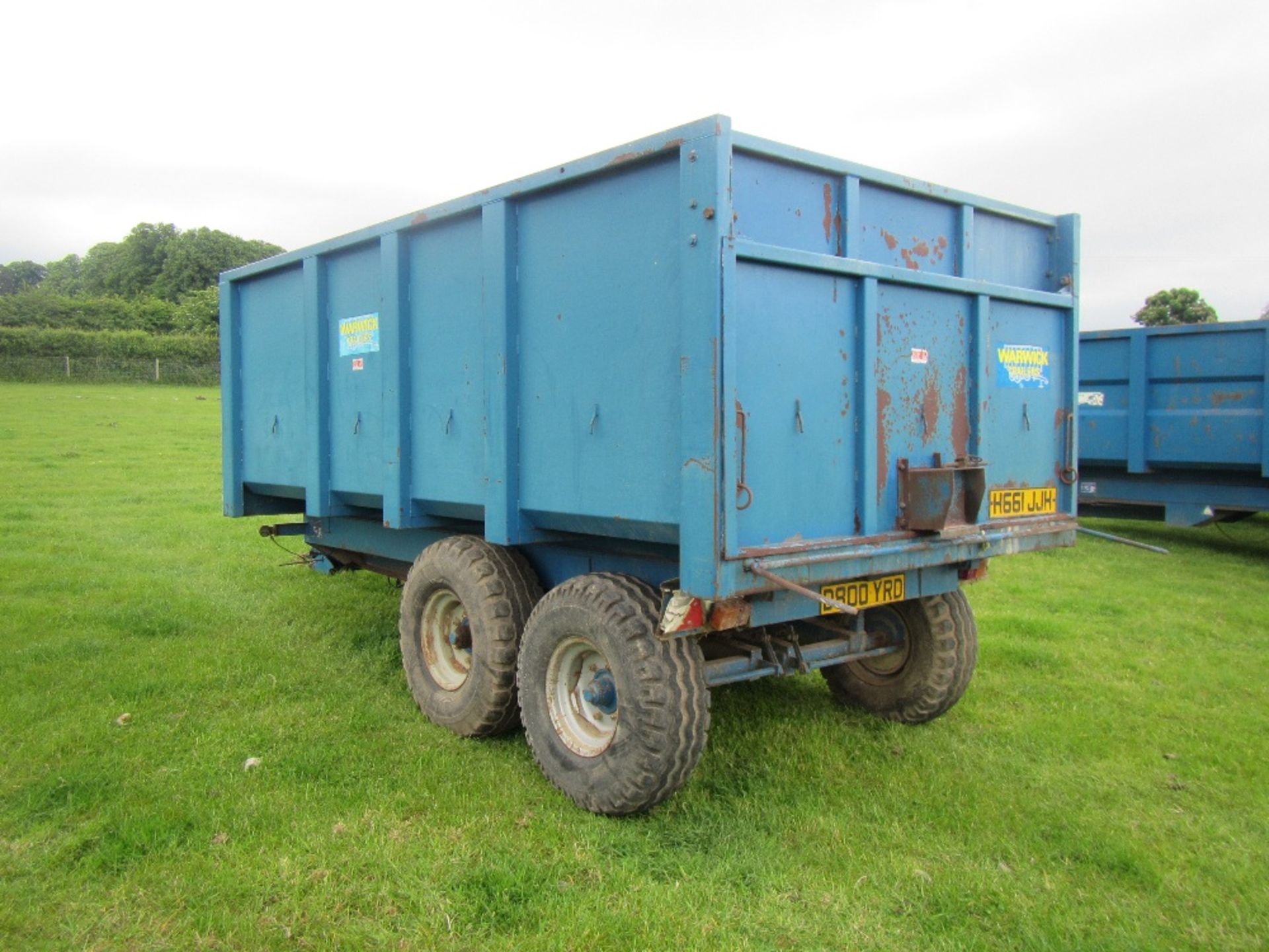 1998 Warwick tandem axle steel monocoque tipping trailer - Image 3 of 6