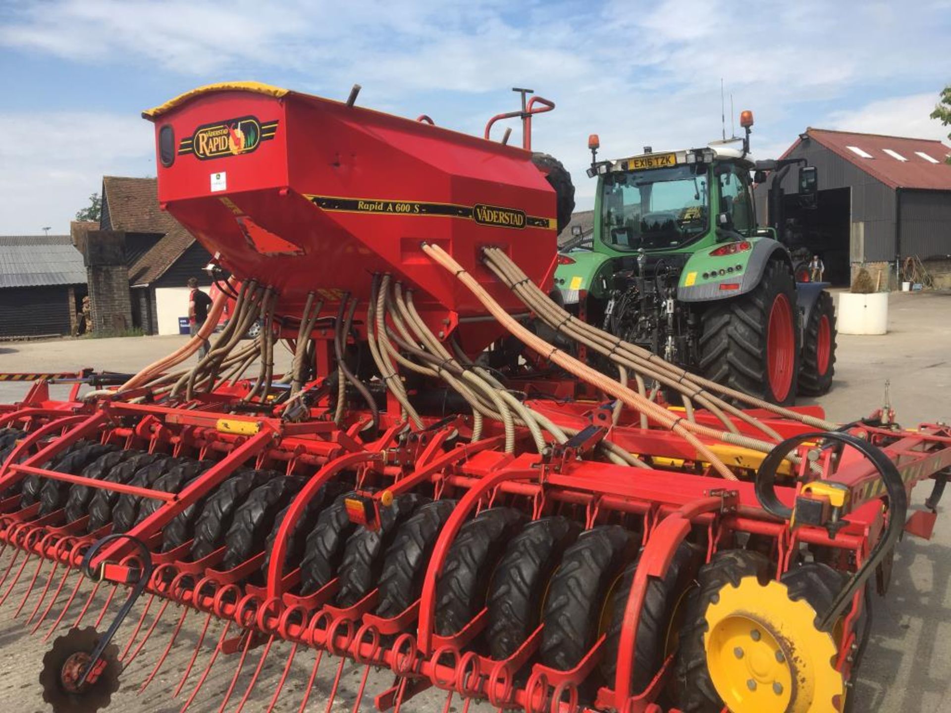 Vaderstad Rapid A600S 'system disc' trailed hydraulic folding drill with ground radar, tramline - Image 2 of 3