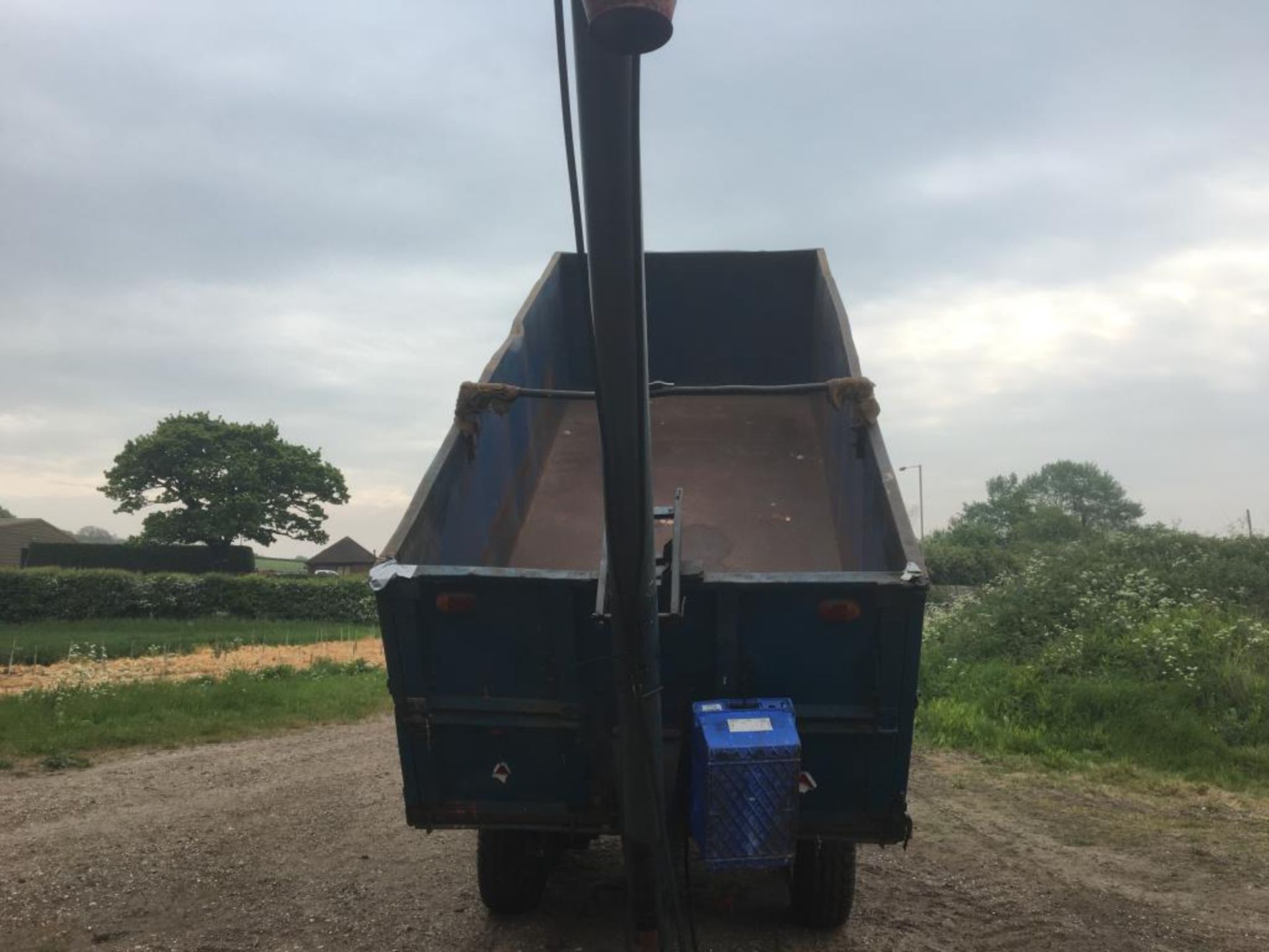 AS Marston 8t tandem axle tipping trailer with JE-MA drill filling auger - Image 2 of 4