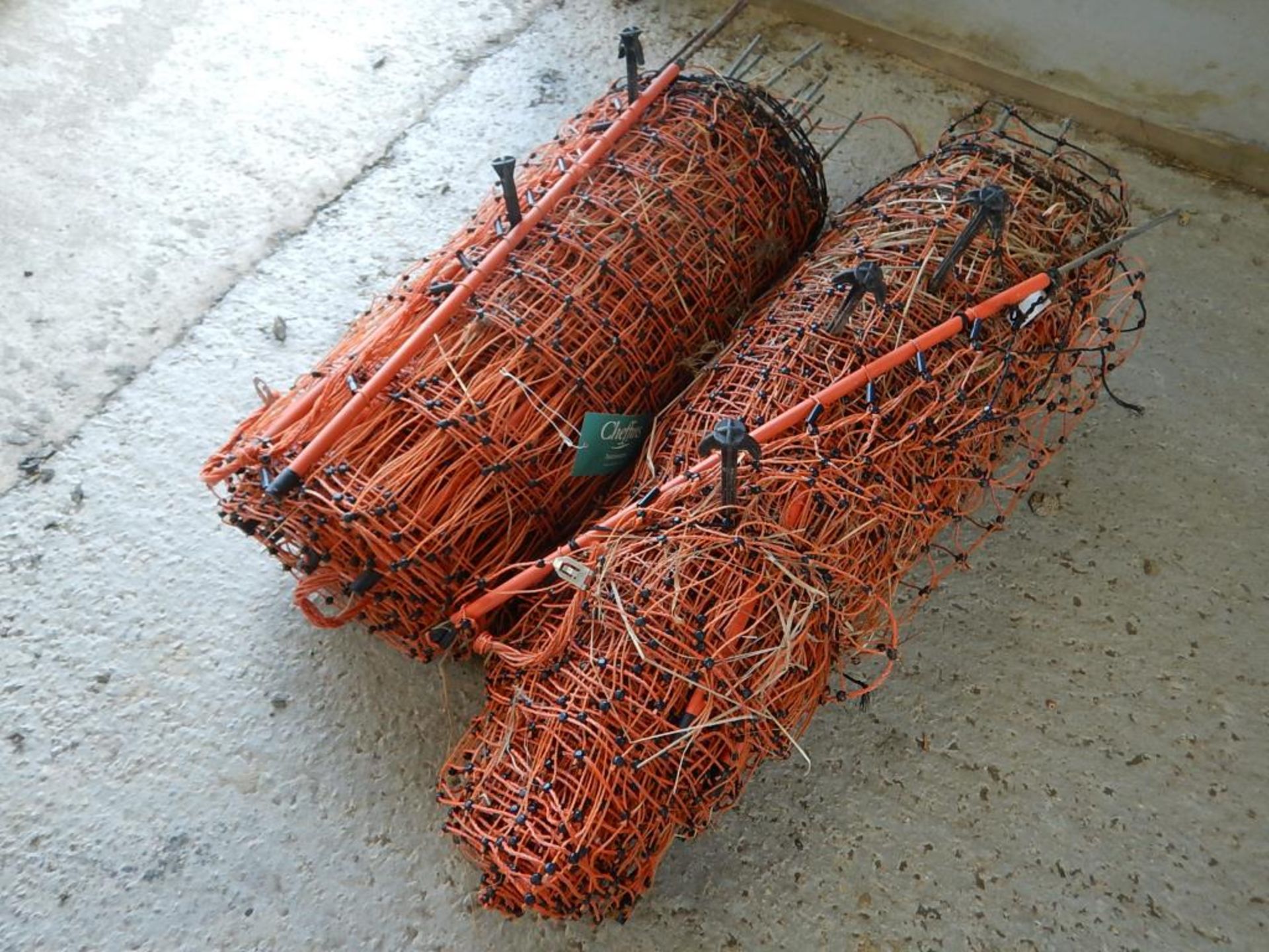 2no 50m rolls electric rabbit netting