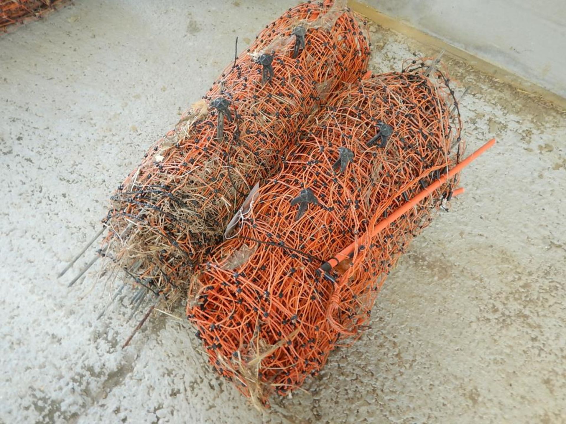 2no. 50m rolls electric rabbit netting