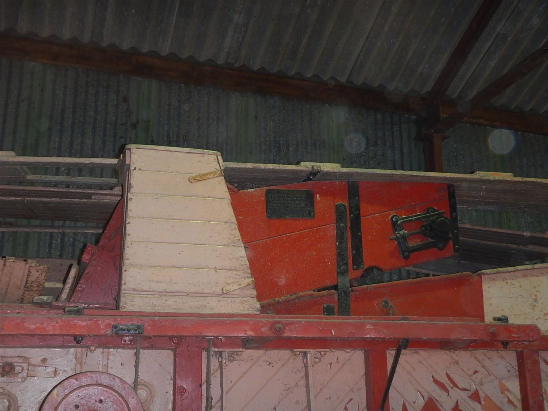 Ransomes Sims & Jefferies Ltd AM54 medium threshing drum on pneumatic wheels & tyres Serial No: - Image 2 of 2