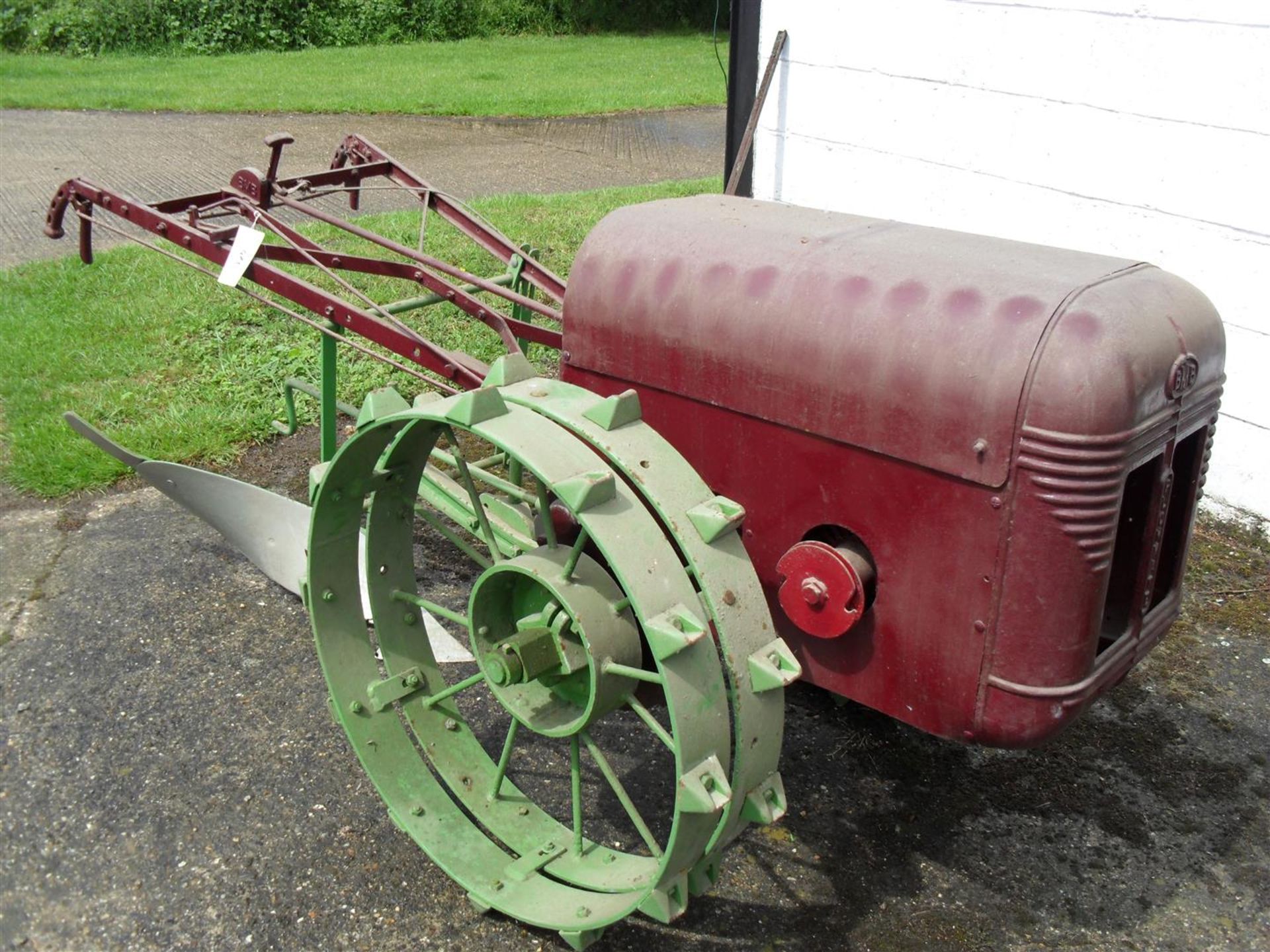 BMB Plowmate motor cultivator fitted with single furrow plough body - Image 2 of 2