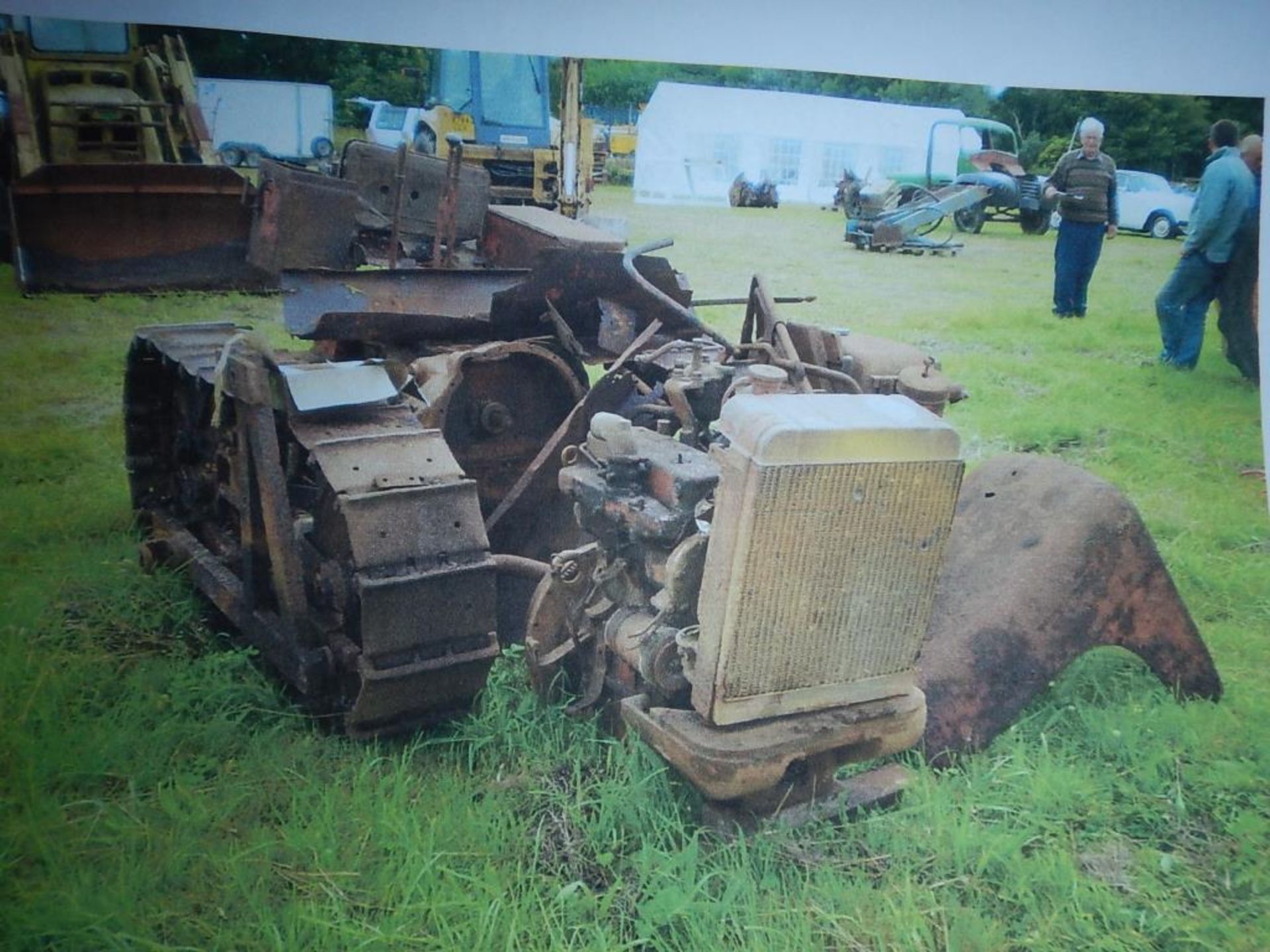 HOWARD Platypus 30/PD2 diesel CRAWLER TRACTOR Dismantled with front dozer blade - Image 2 of 2
