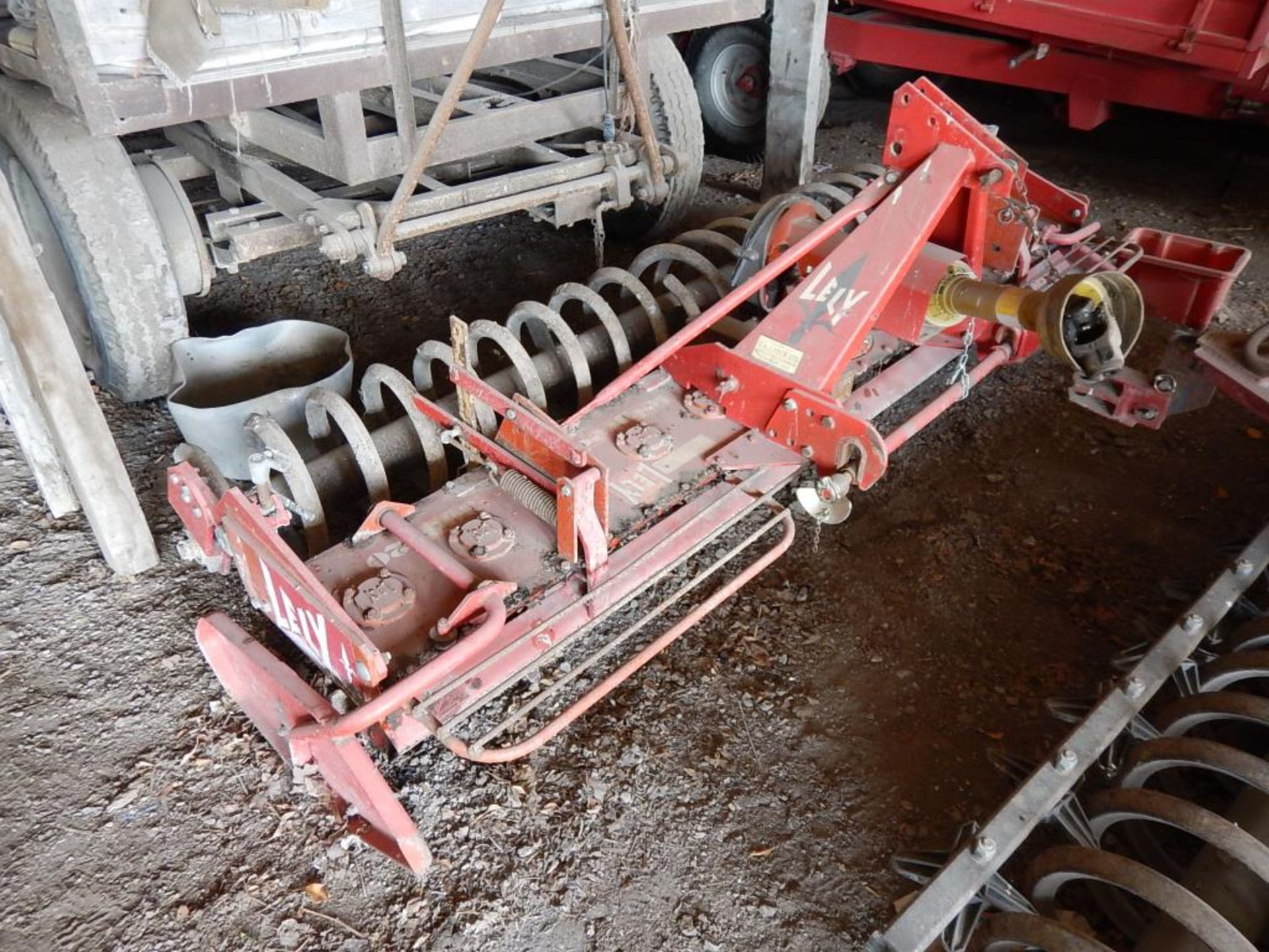 Lely 300-20 3m power harrow fitted with spiral crumbler roller