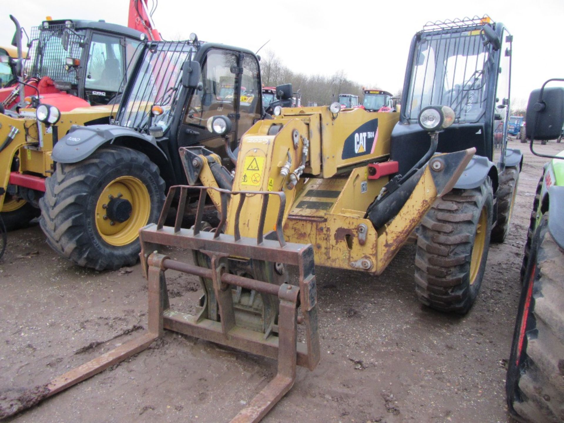 Caterpillar TH141 14m Telehandler c/w new set of switches in office Approx 4075 Hrs Ser. No.