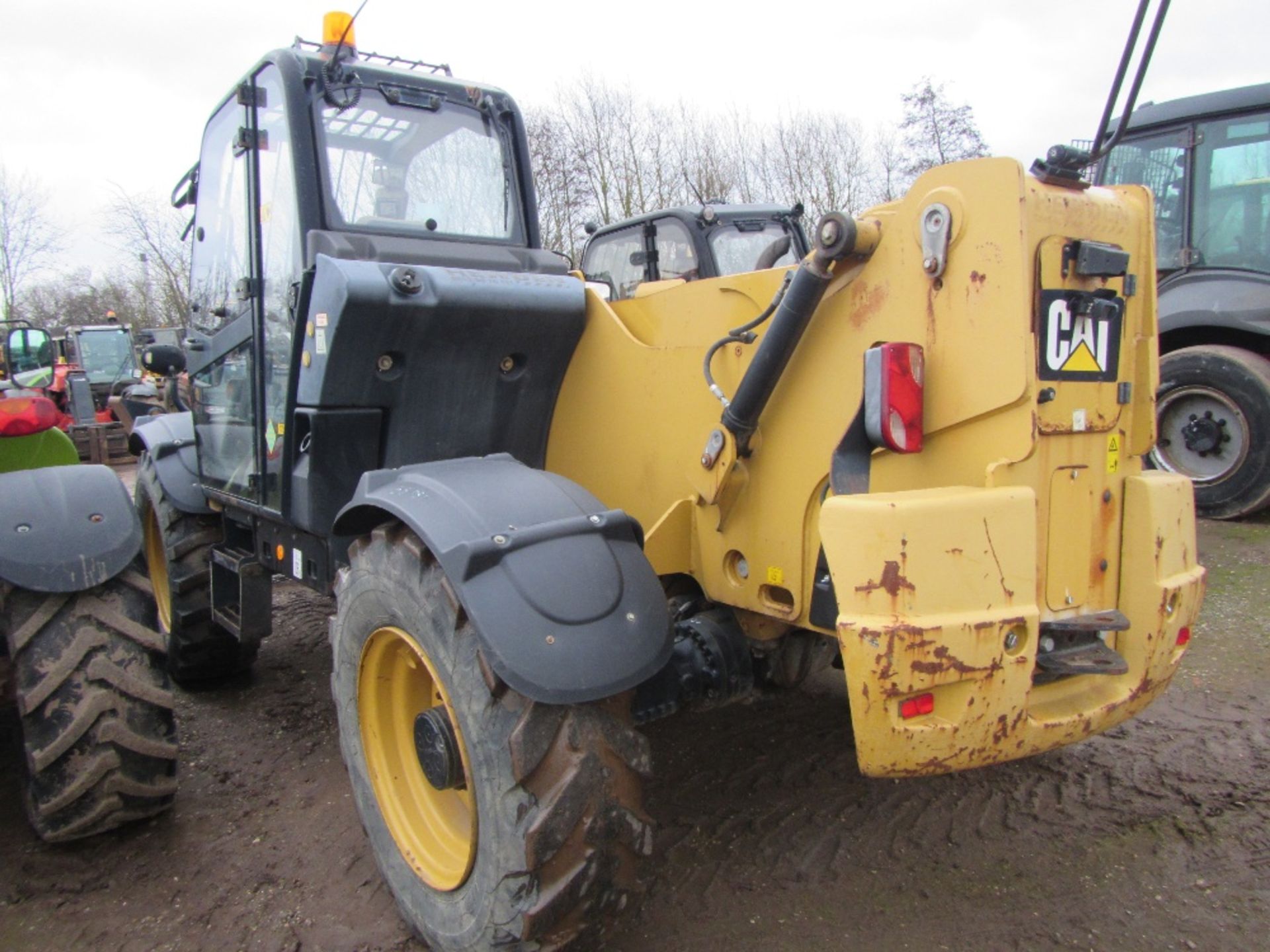 Caterpillar TH141 14m Telehandler c/w new set of switches in office Approx 4075 Hrs Ser. No. - Image 4 of 5