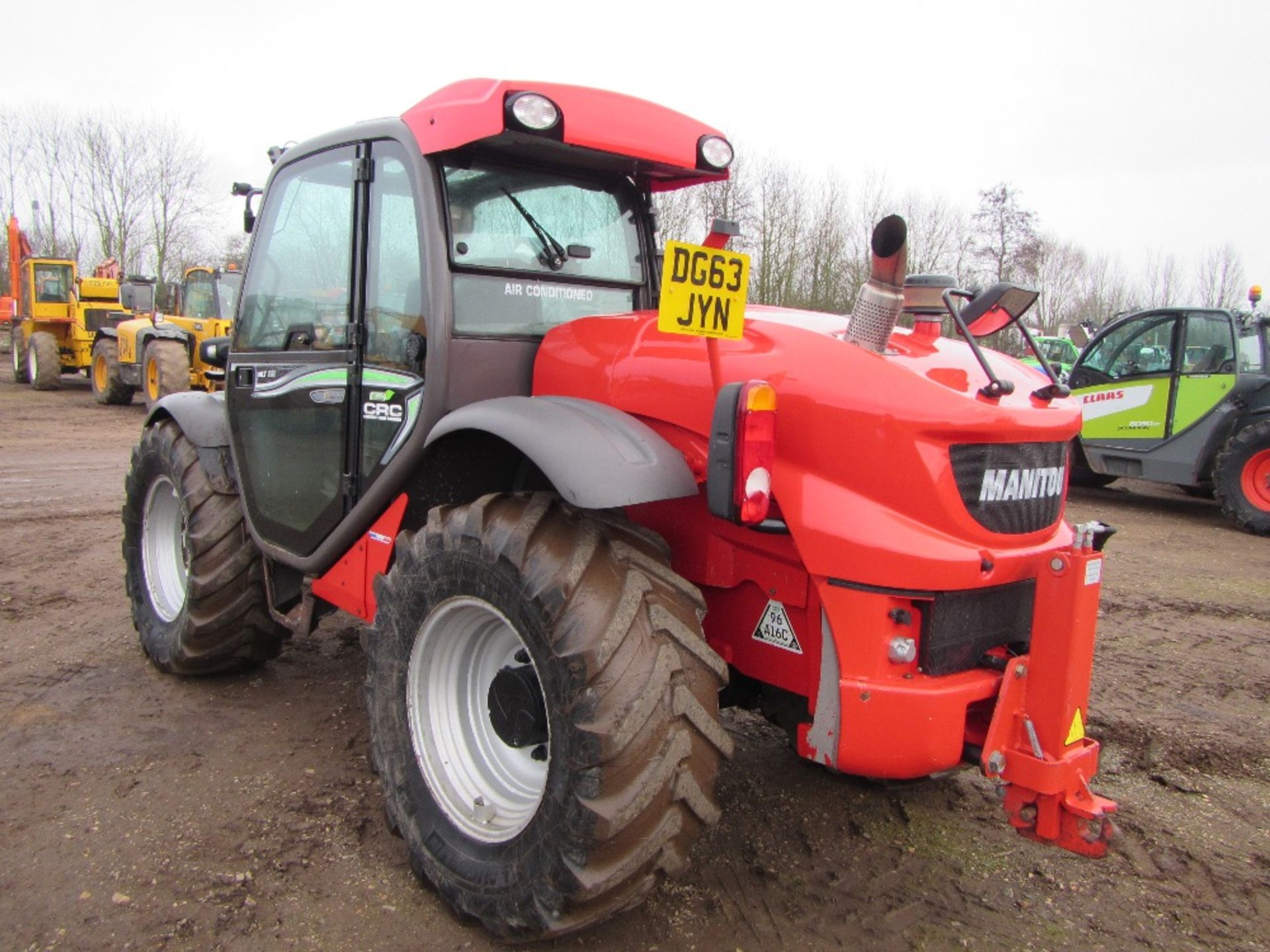 2014 Manitou 629 Elite Telehandler c/w Air Con, Pick Up Hitch. 3100 Hrs Reg. No. DG63 JYN - Image 4 of 4