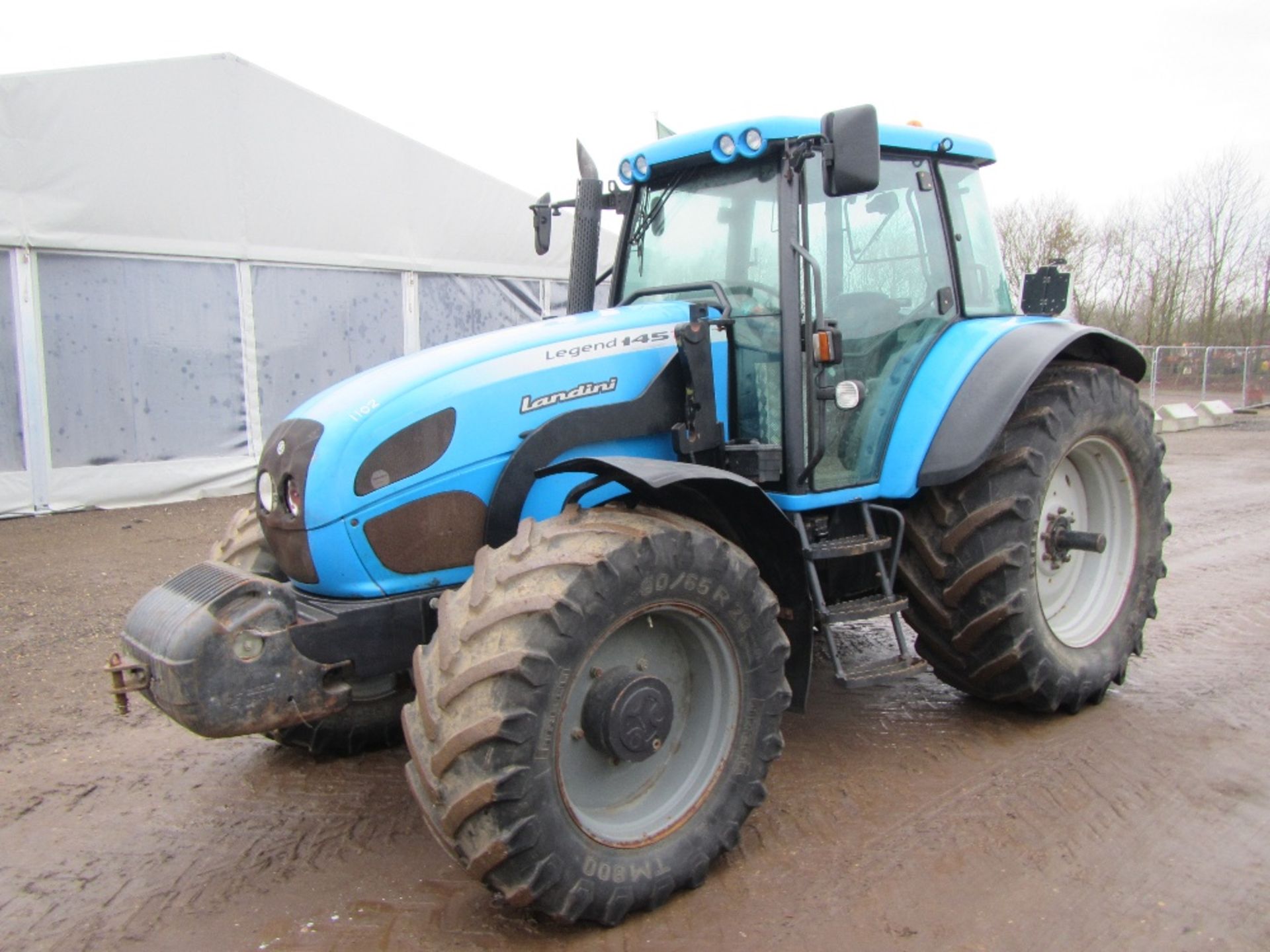 Landini Landing Legend 145 4wd Tractor c/w Delta Shift, Suspension Front Axle, Perkins Engine,