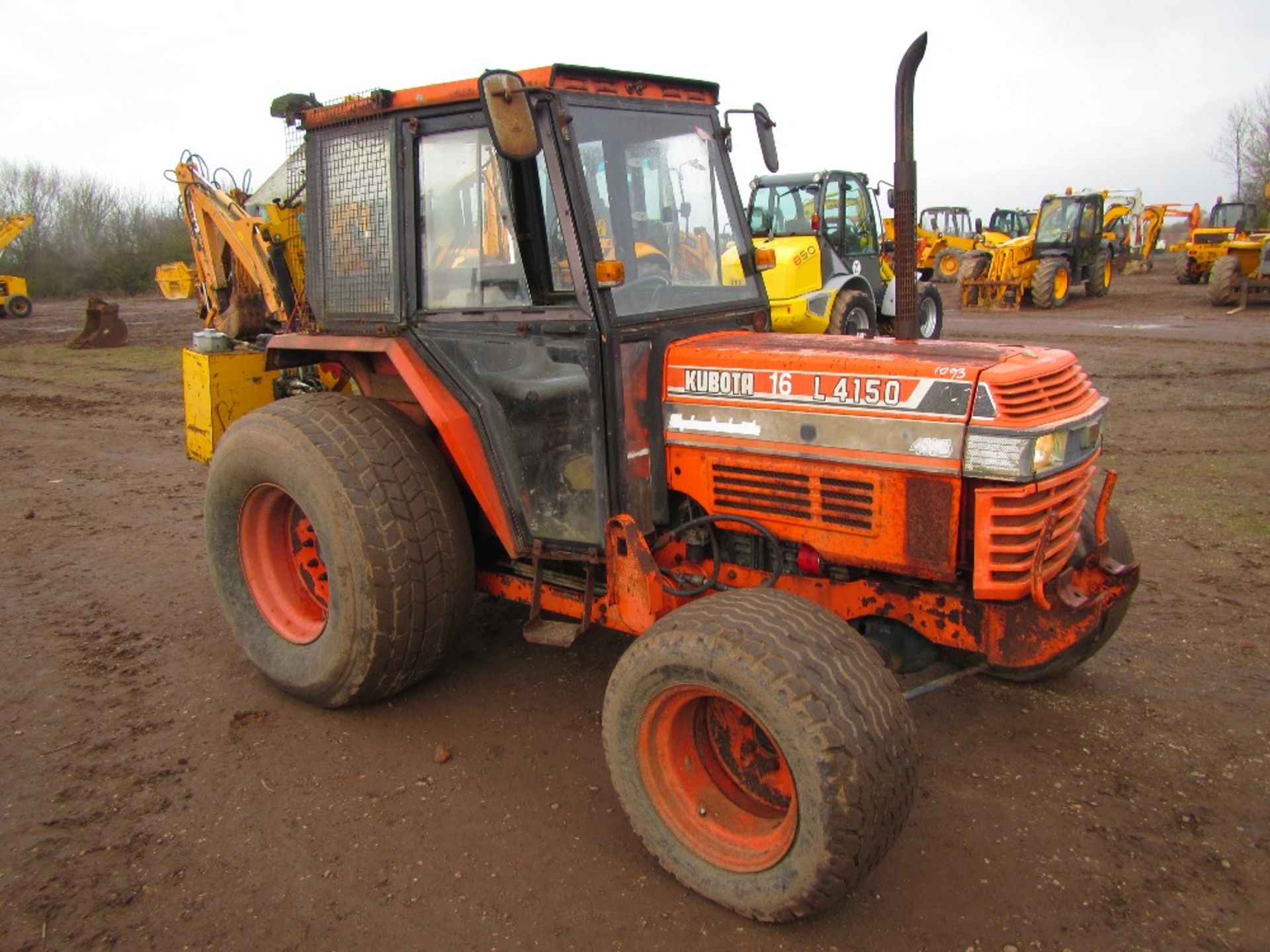 Kubota L4150 Tractor c/w Twose Flail Hedgecutter Reg. No. G554 YPV - Image 3 of 11