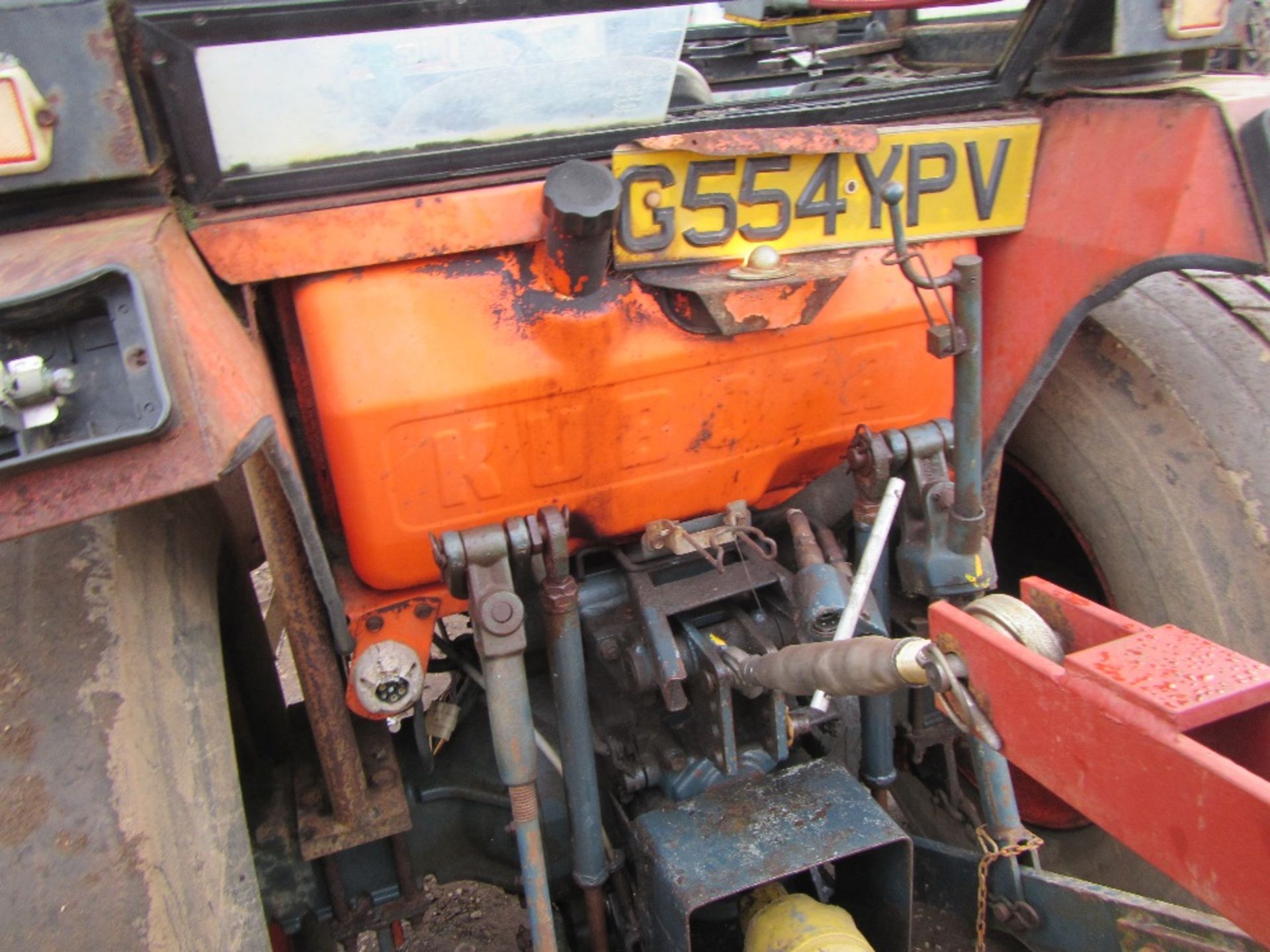 Kubota L4150 Tractor c/w Twose Flail Hedgecutter Reg. No. G554 YPV - Image 7 of 11