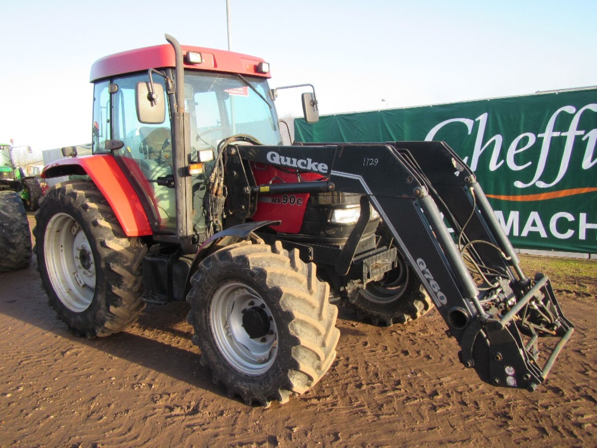 Case International MX90 Tractor c/w Quicke 760 Loader Reg No T367 OKW - Image 3 of 16