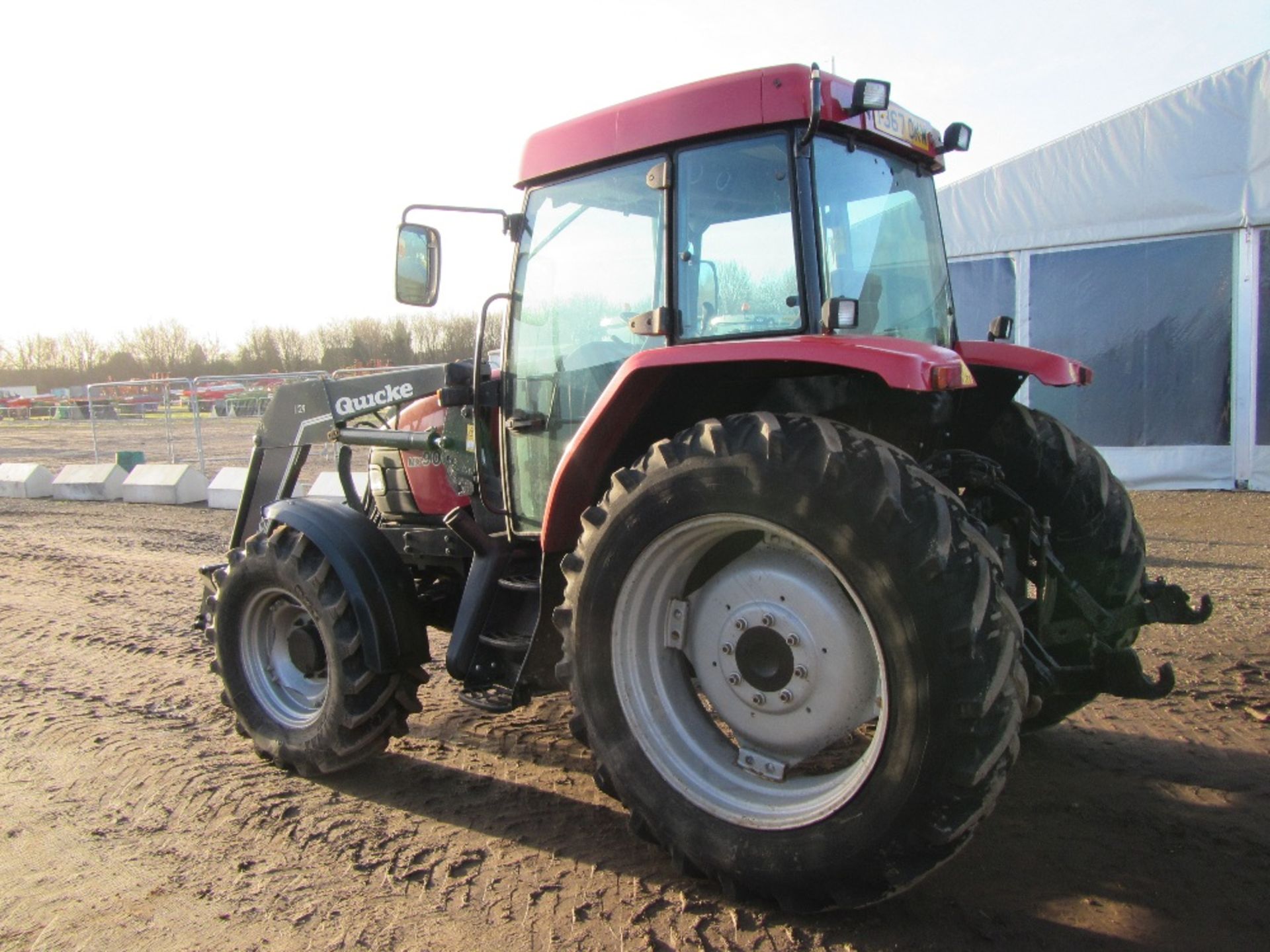 Case International MX90 Tractor c/w Quicke 760 Loader Reg No T367 OKW - Image 9 of 16