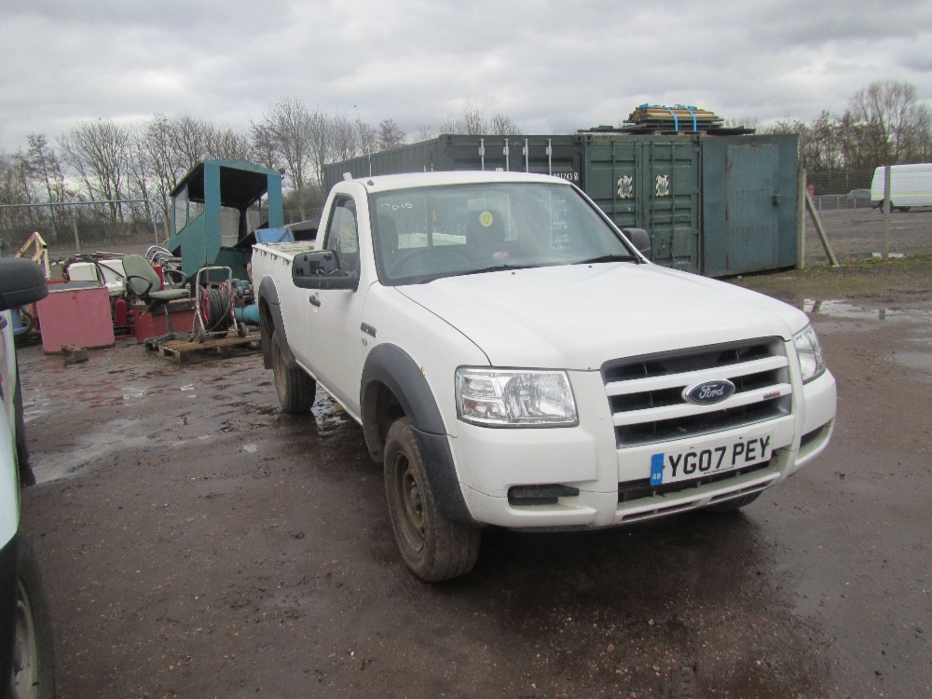 2007 Ford Ranger Single Cab Reg Docs will be supplied. Mileage: 112,000 12 months MOT - Image 3 of 7