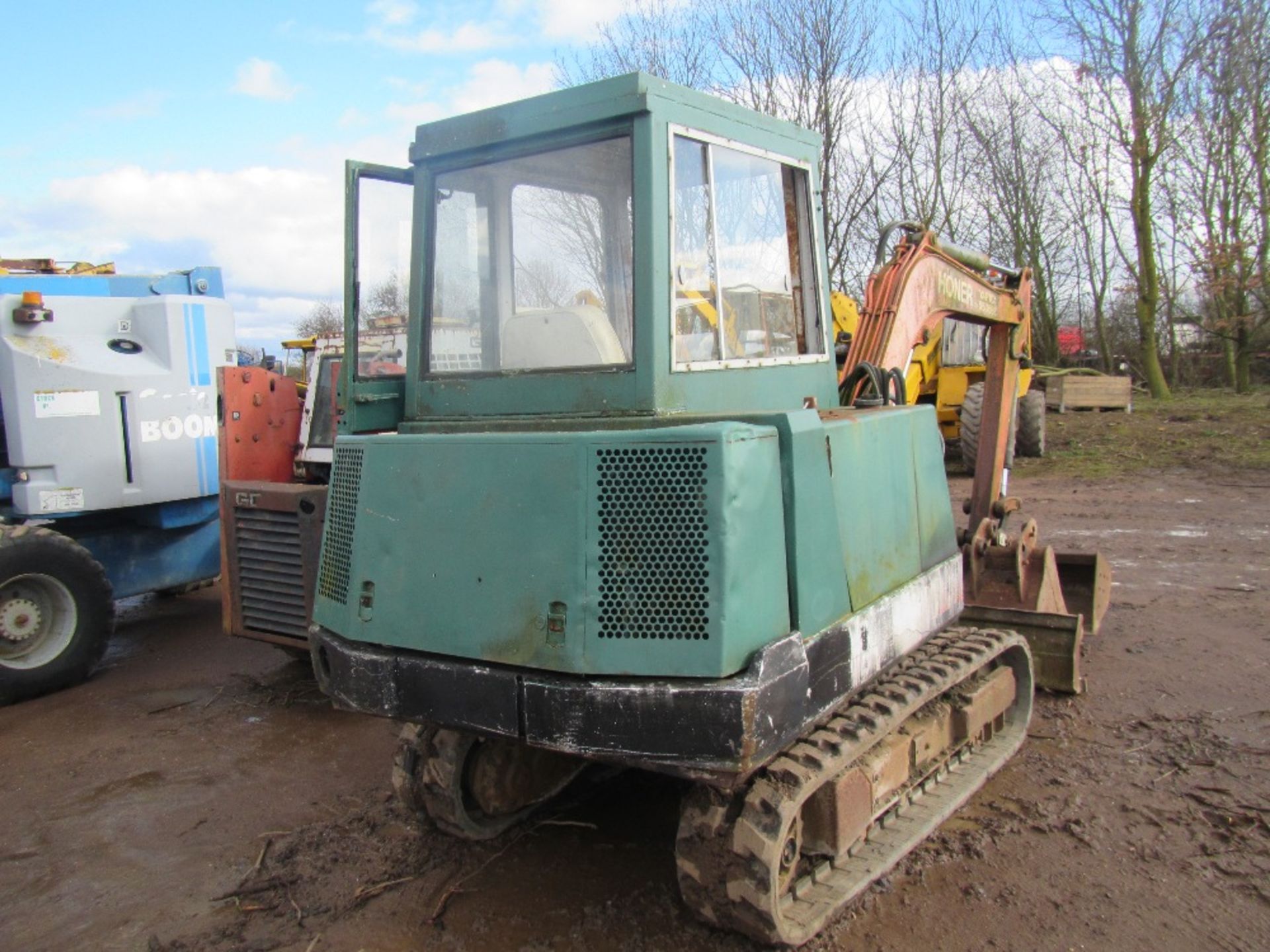 Kubota kh 90 3 Ton Mini Digger c/w Rubber Tracks, Full Cab, 3 Buckets - Image 6 of 6