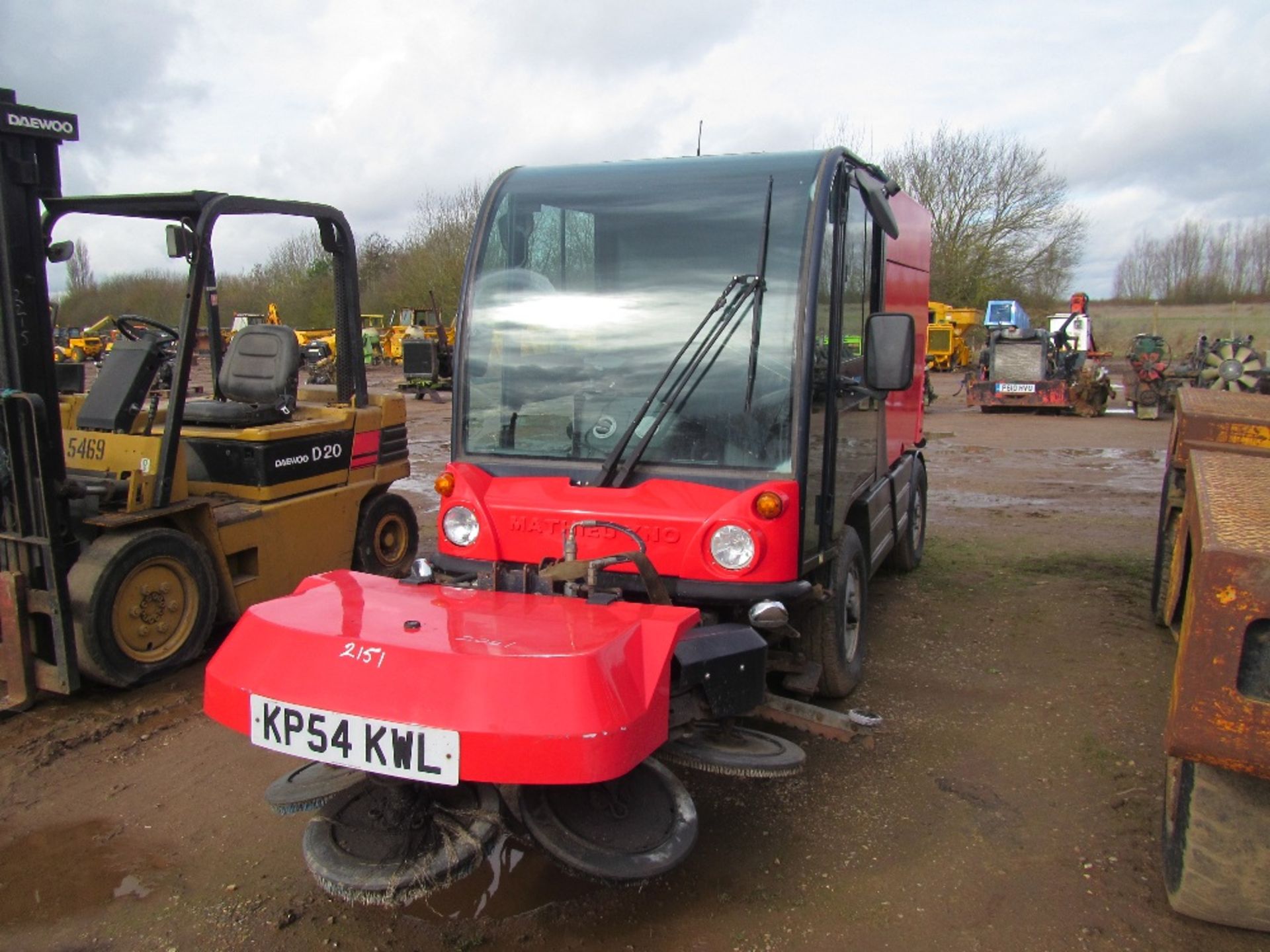 2004 Mathieu YNO Road Sweeper Reg. No. KP54 KWL