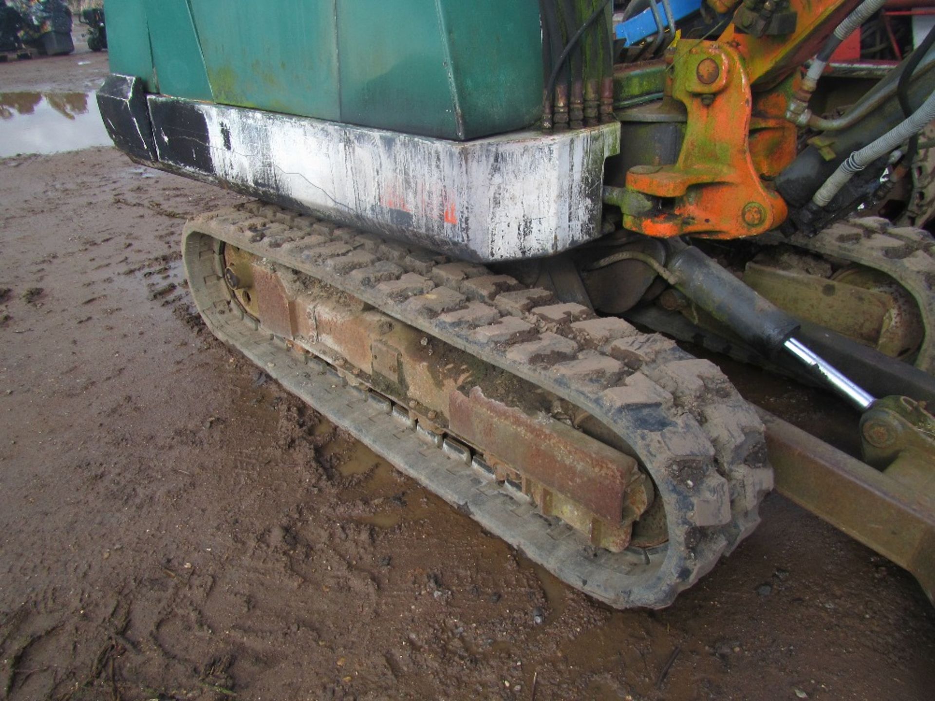 Kubota kh 90 3 Ton Mini Digger c/w Rubber Tracks, Full Cab, 3 Buckets - Image 5 of 6