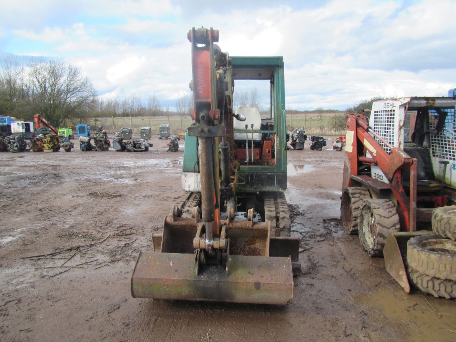 Kubota kh 90 3 Ton Mini Digger c/w Rubber Tracks, Full Cab, 3 Buckets - Image 2 of 6