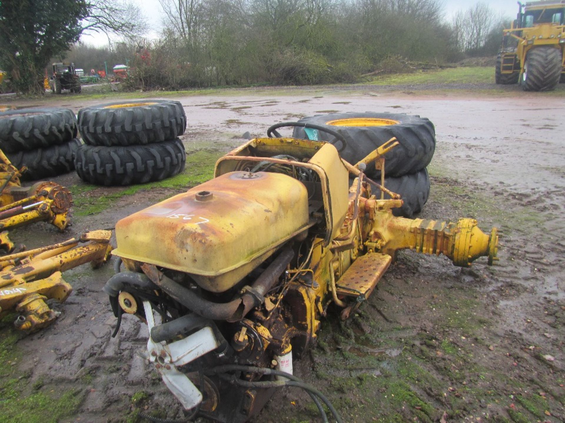 Massey Ferguson Skid Unit c/w 4 Bolt Pump, Wheels Ser No 166146B910F23374