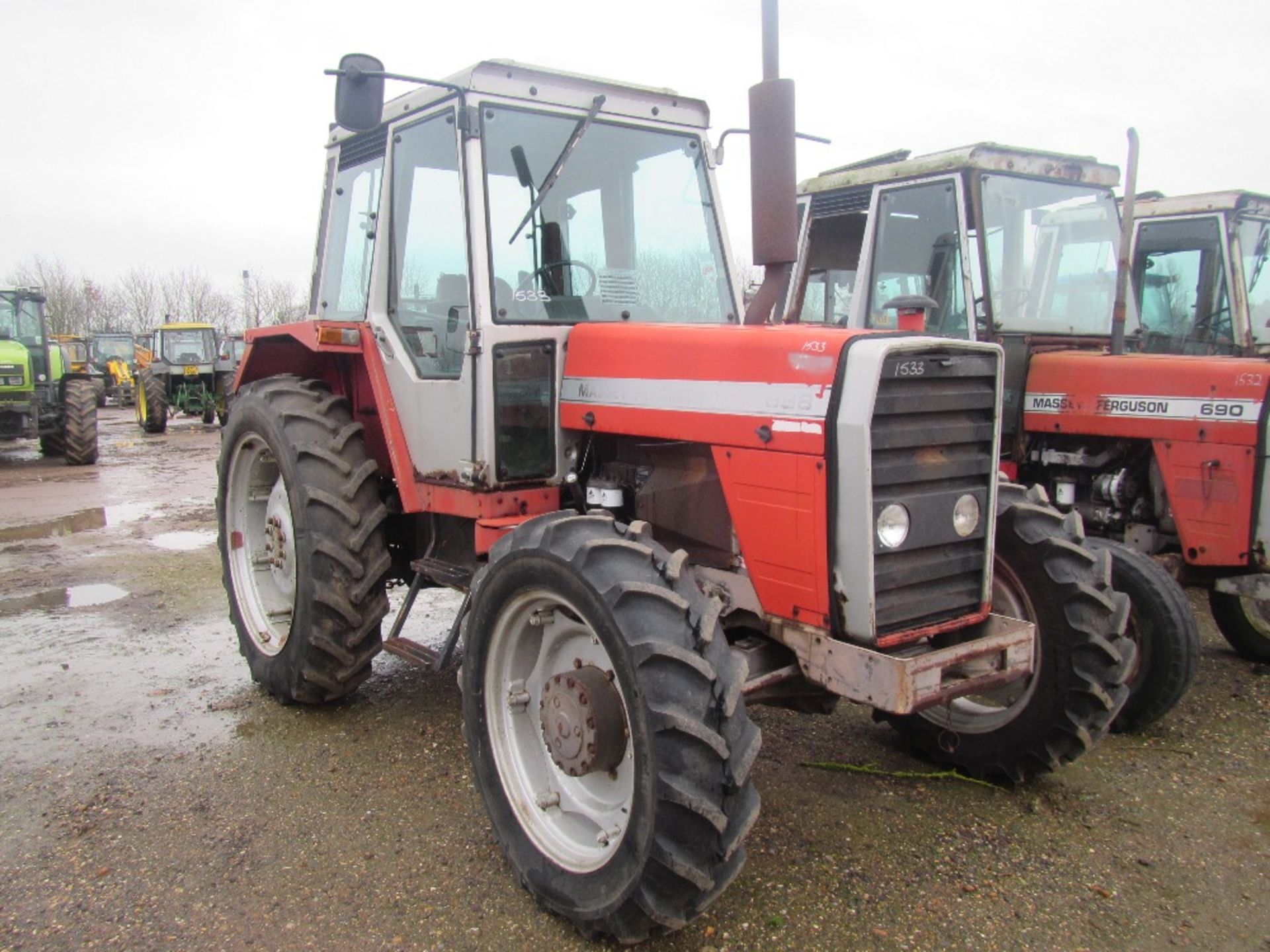 Massey Ferguson 698 4wd Tractor. Reg. No. B579 LGV. Ser. No. T151003 - Image 3 of 7