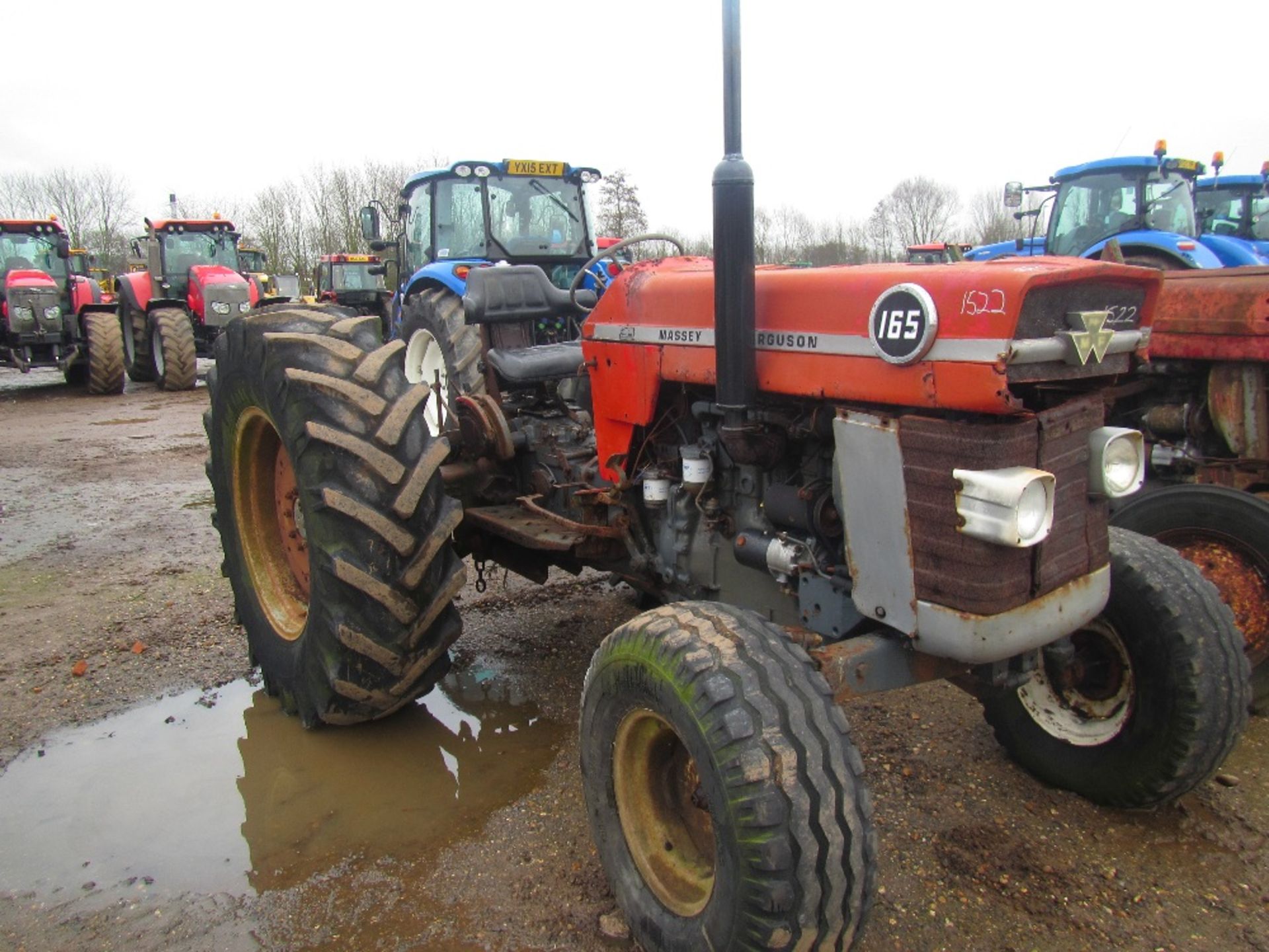 Massey Ferguson 165 2wd Tractor c/w 4 Bolt Pump, Long PTO - Image 3 of 6